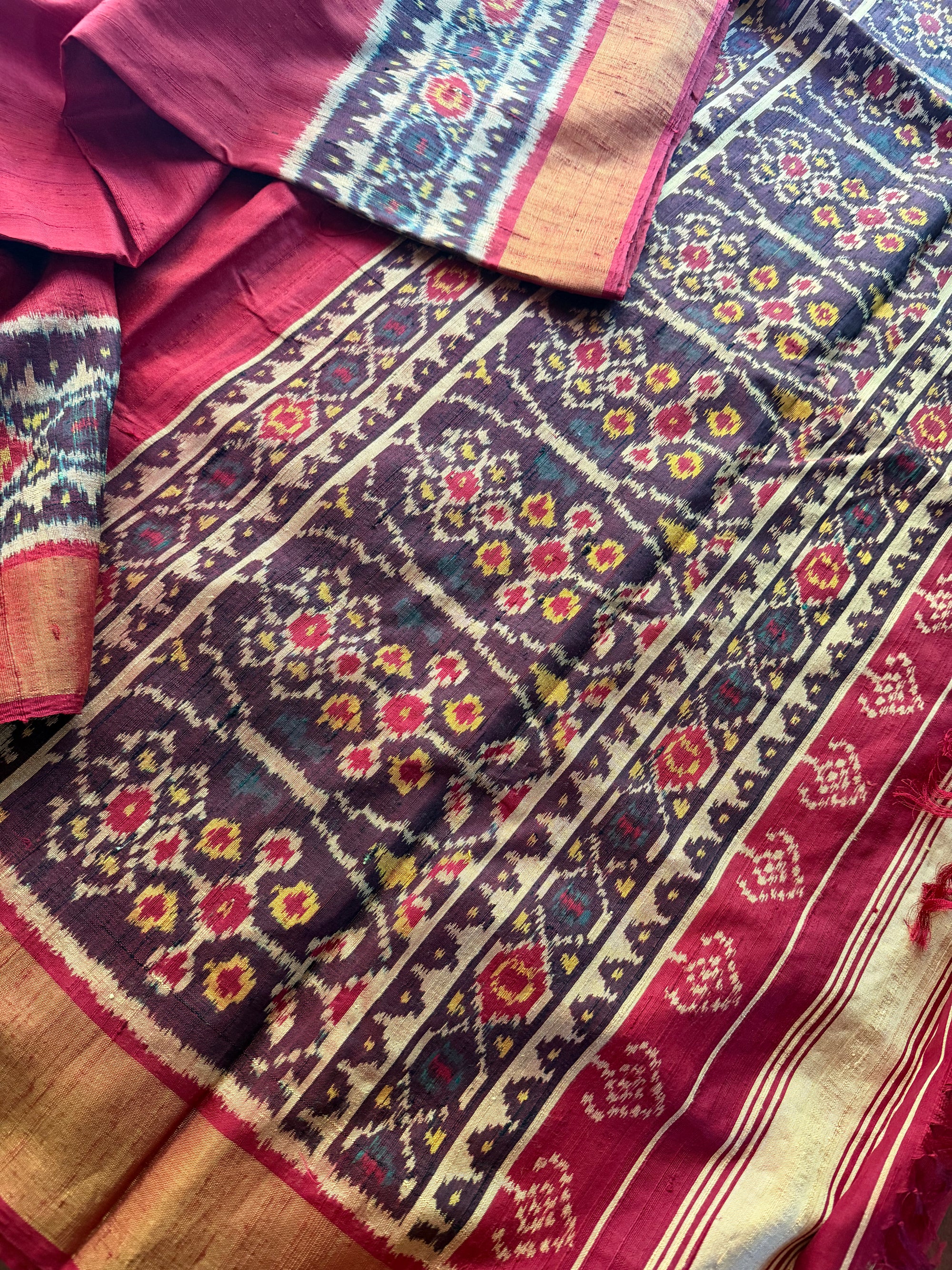 Patola Ikat Raw Silk
