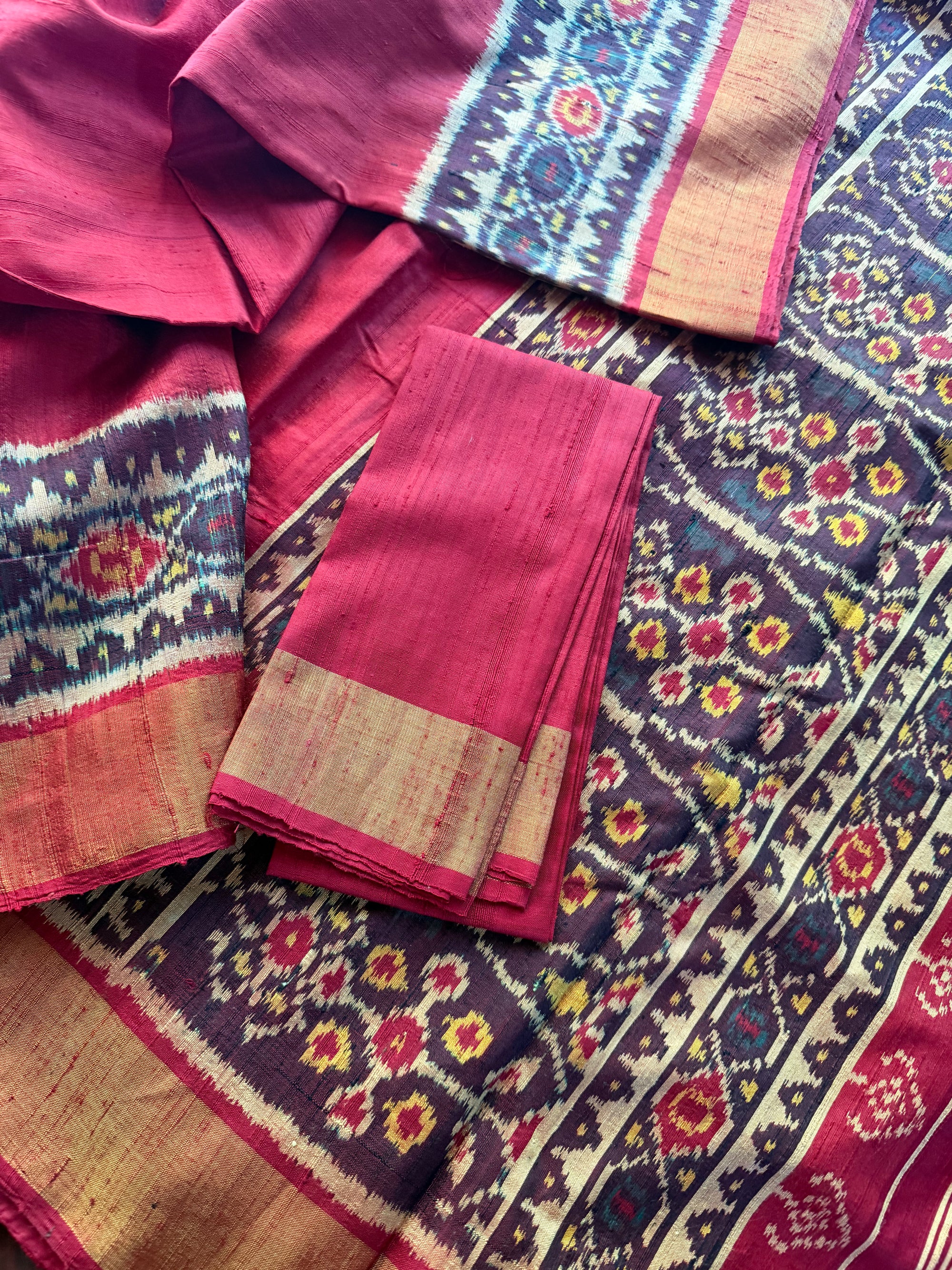 Patola Ikat Raw Silk