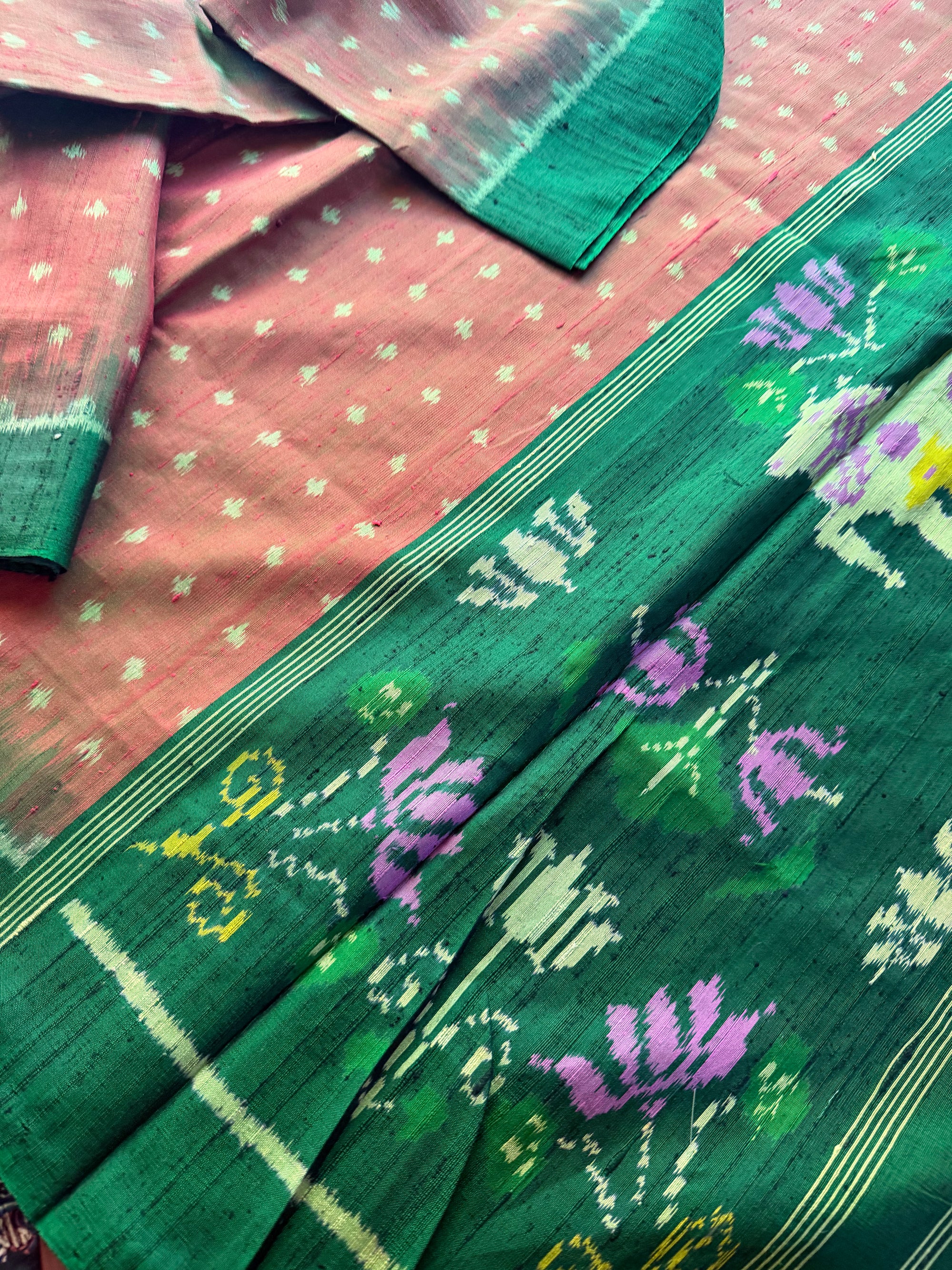Patola Ikat Raw Silk