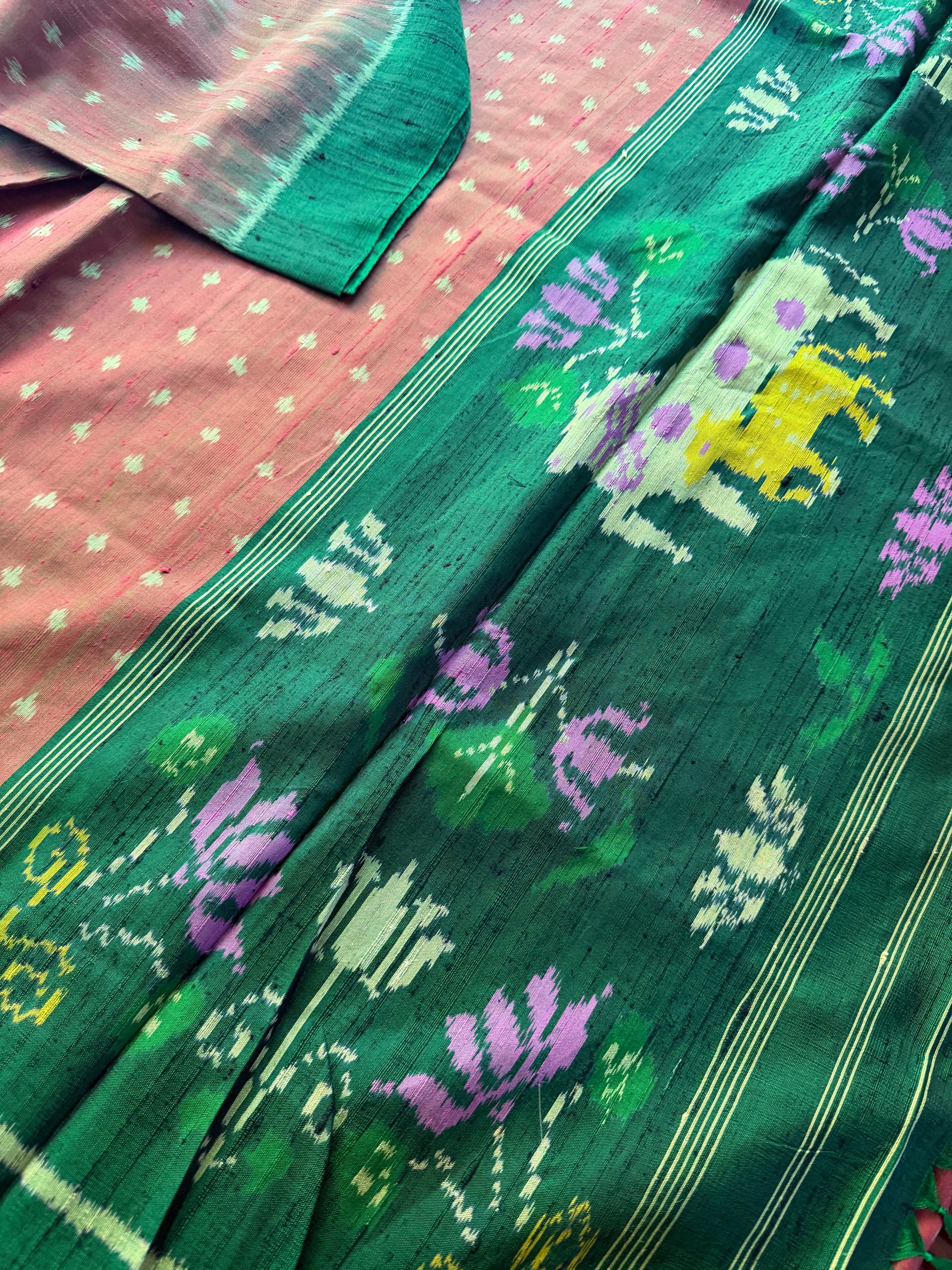 Patola Ikat Raw Silk