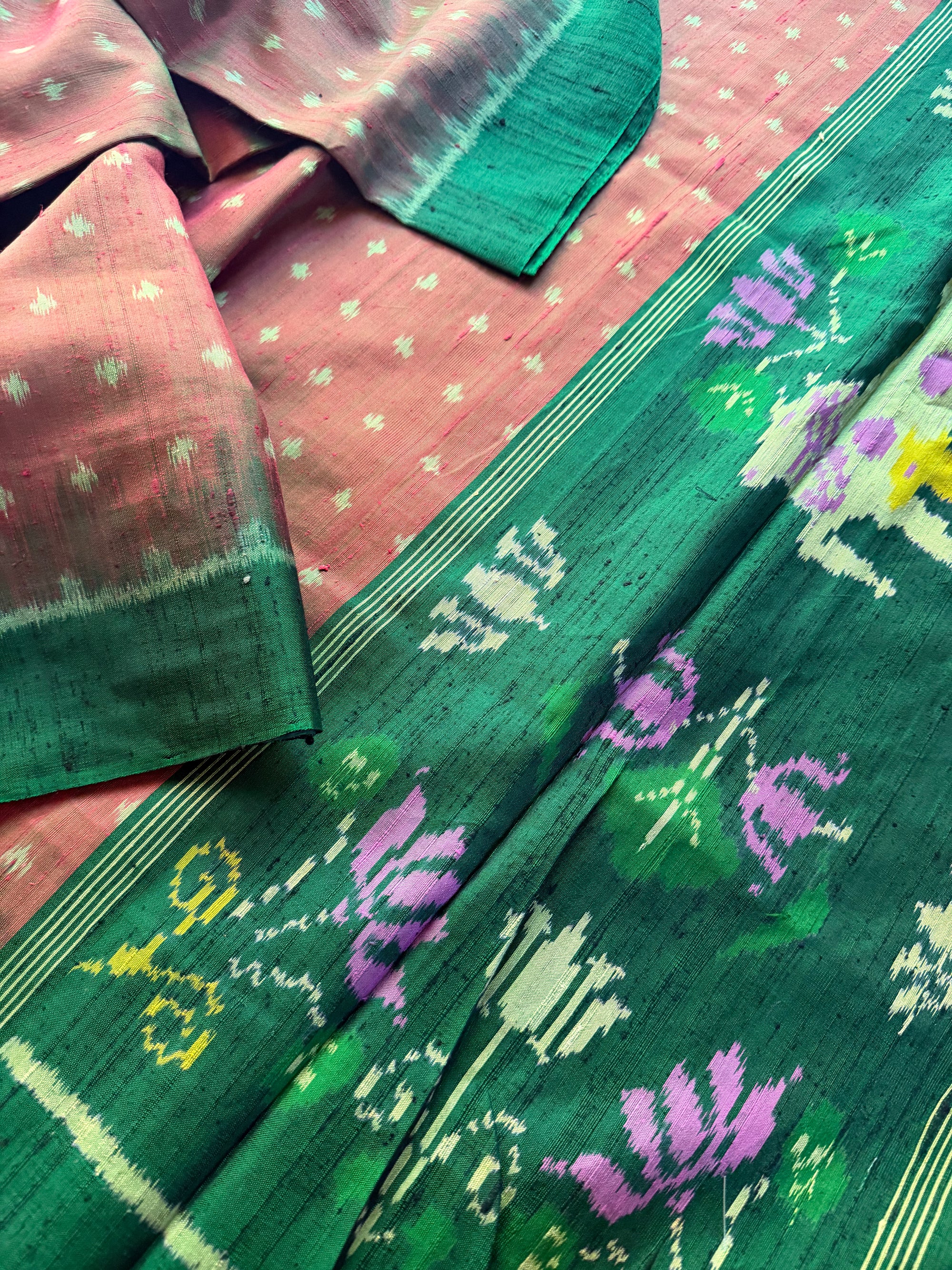 Patola Ikat Raw Silk