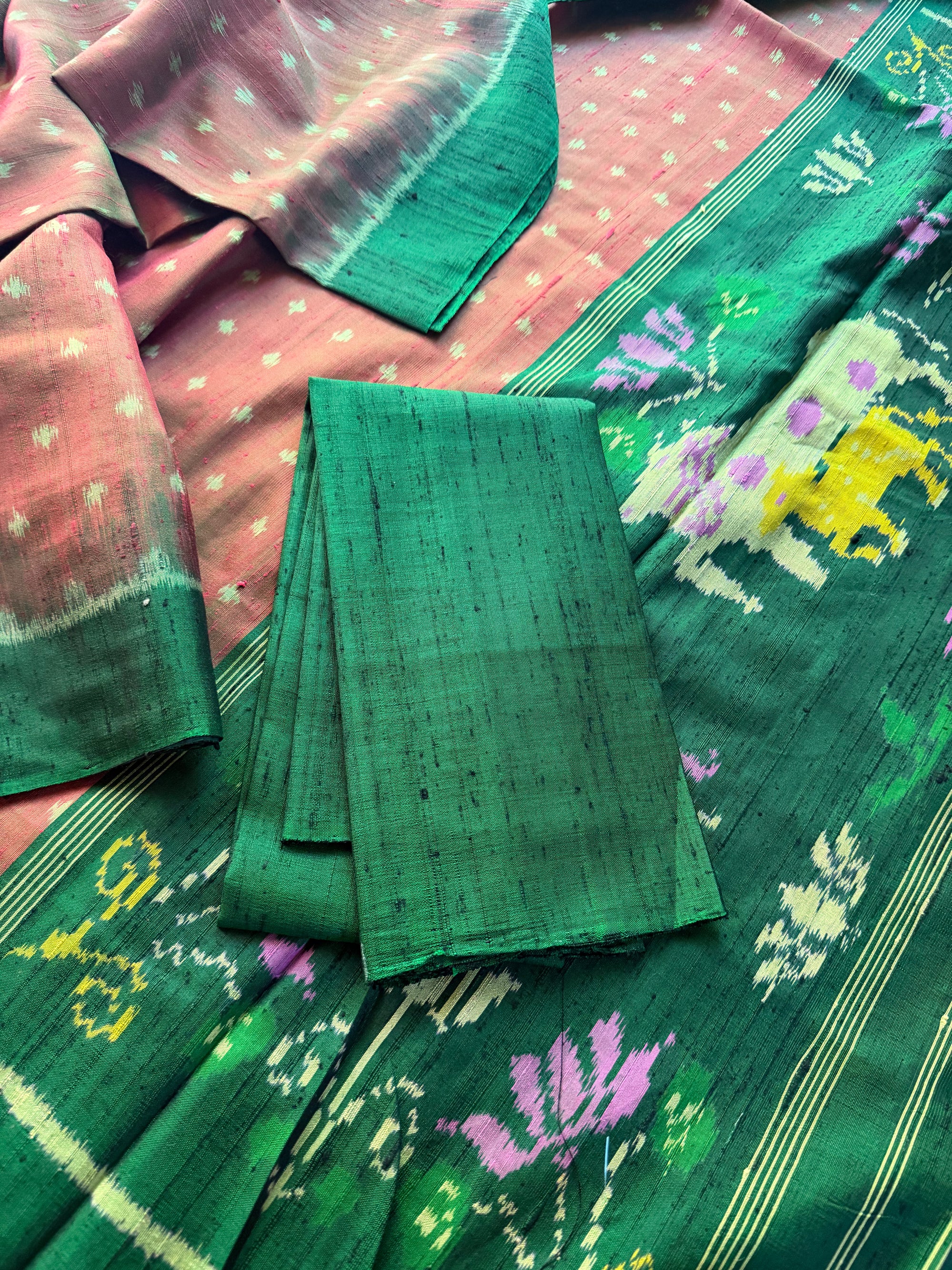Patola Ikat Raw Silk