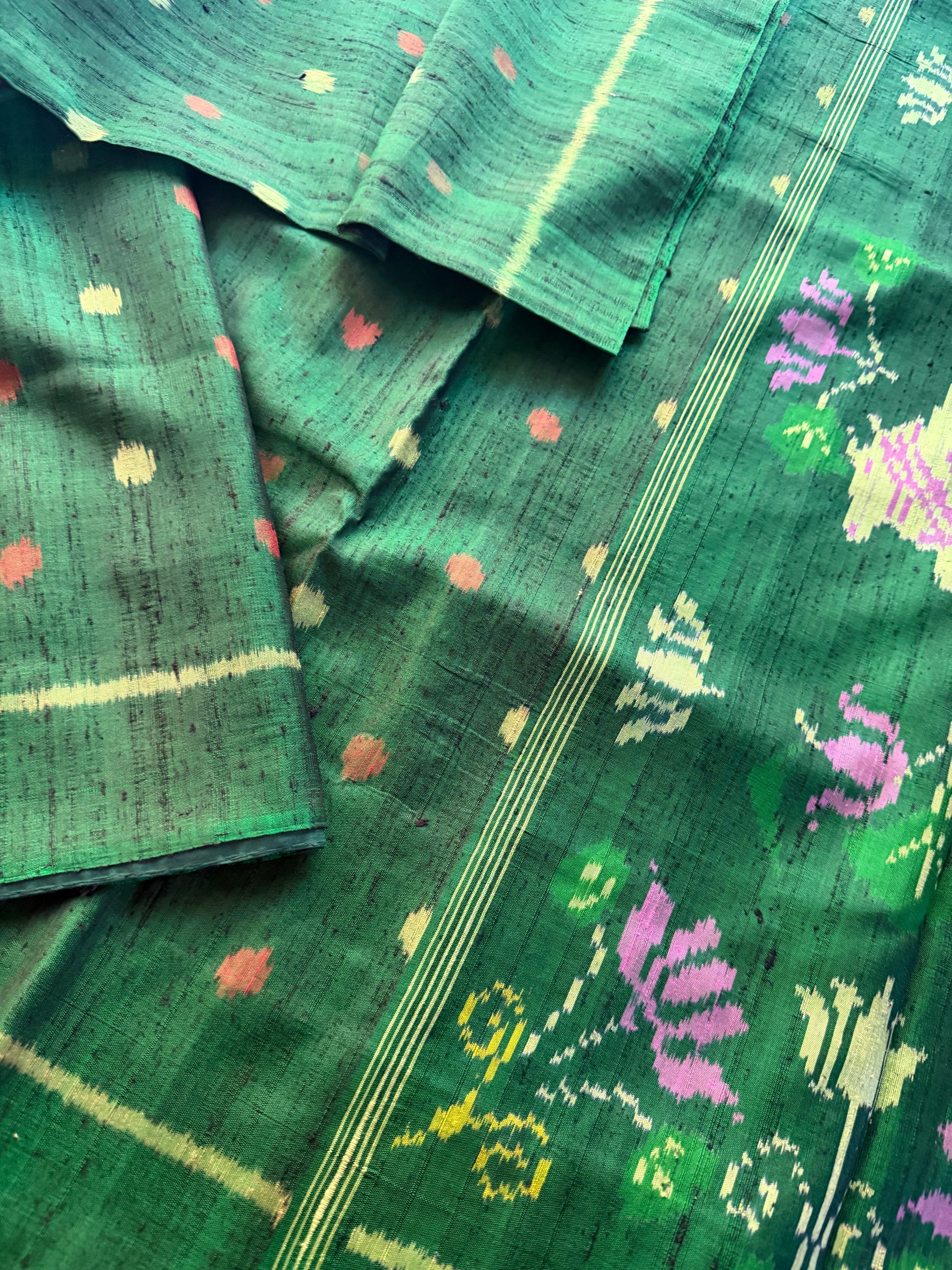 Patola Ikat Raw Silk