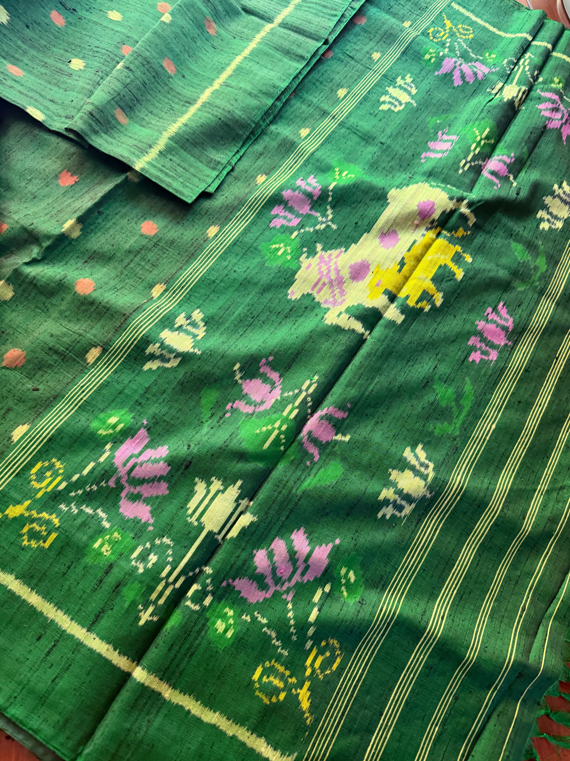 Patola Ikat Raw Silk