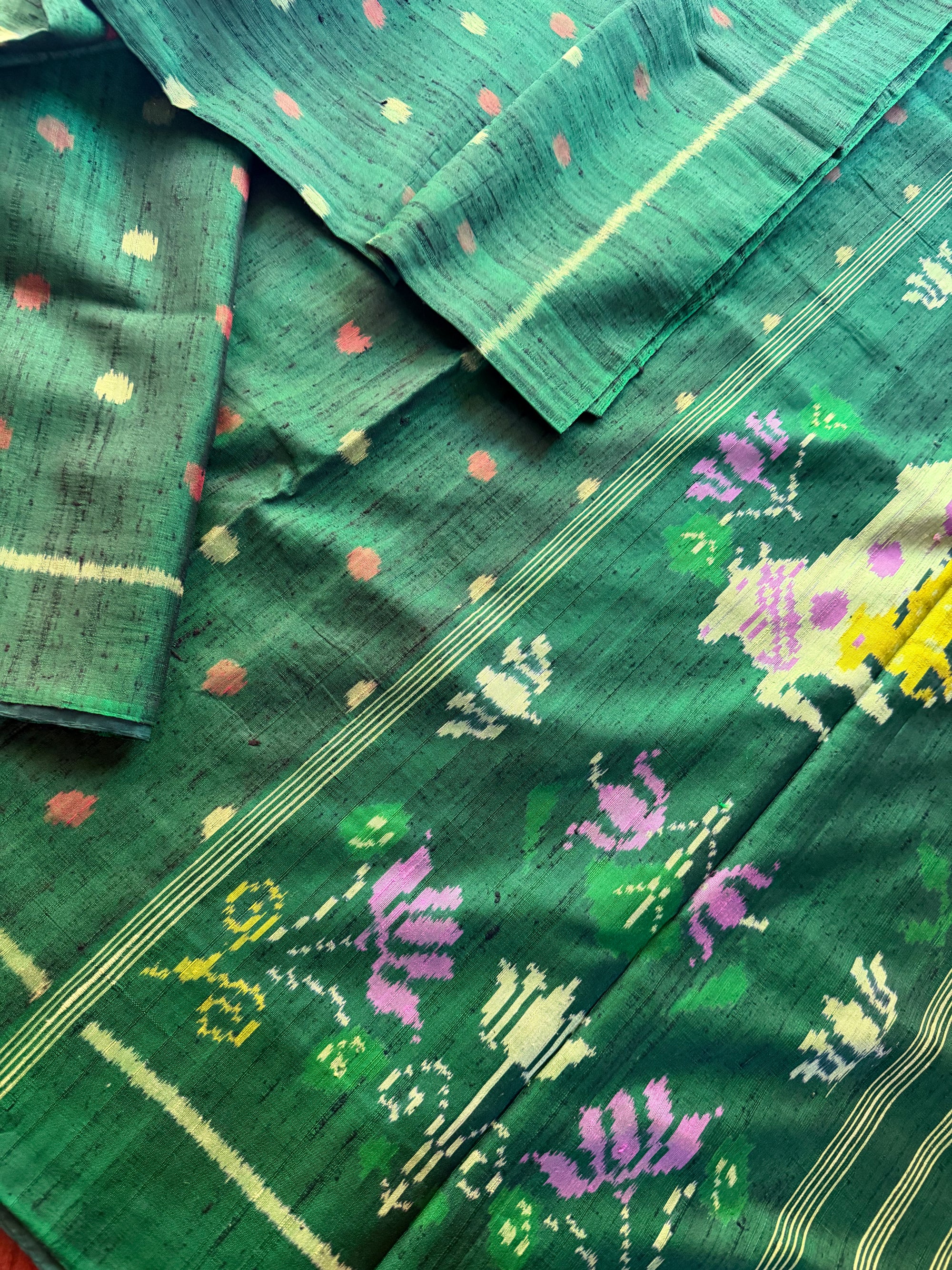 Patola Ikat Raw Silk