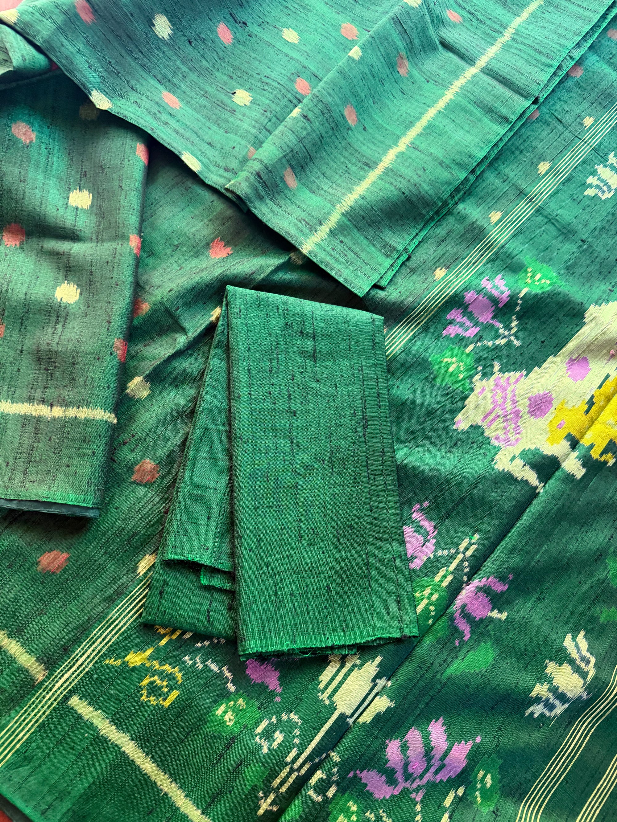 Patola Ikat Raw Silk