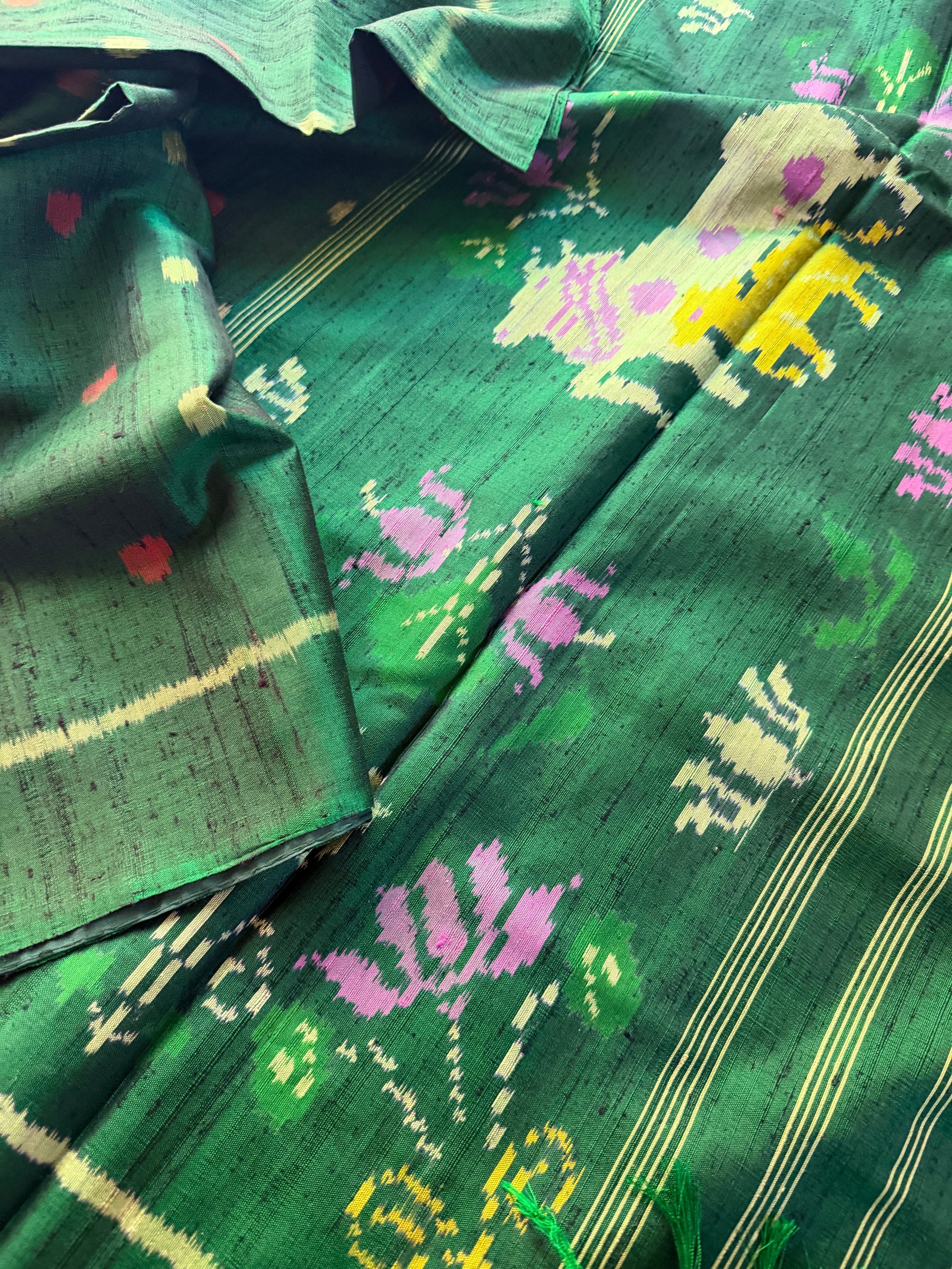 Patola Ikat Raw Silk