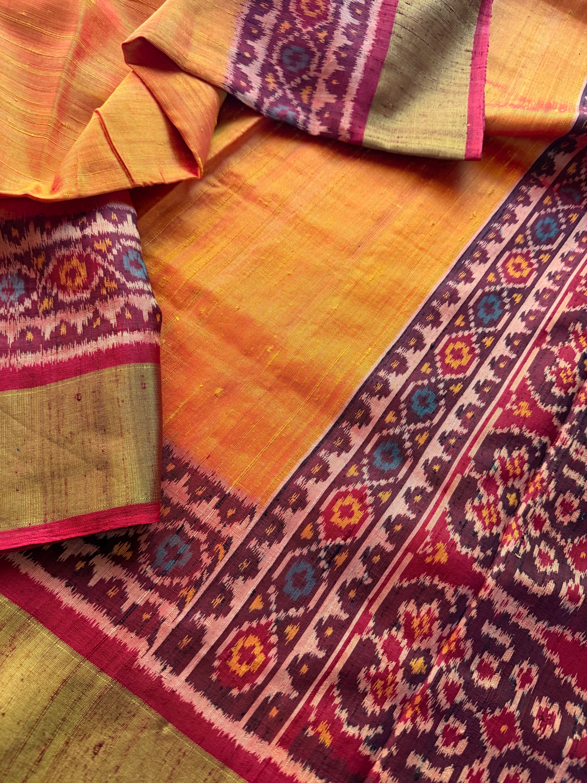 Patola Ikat Raw Silk
