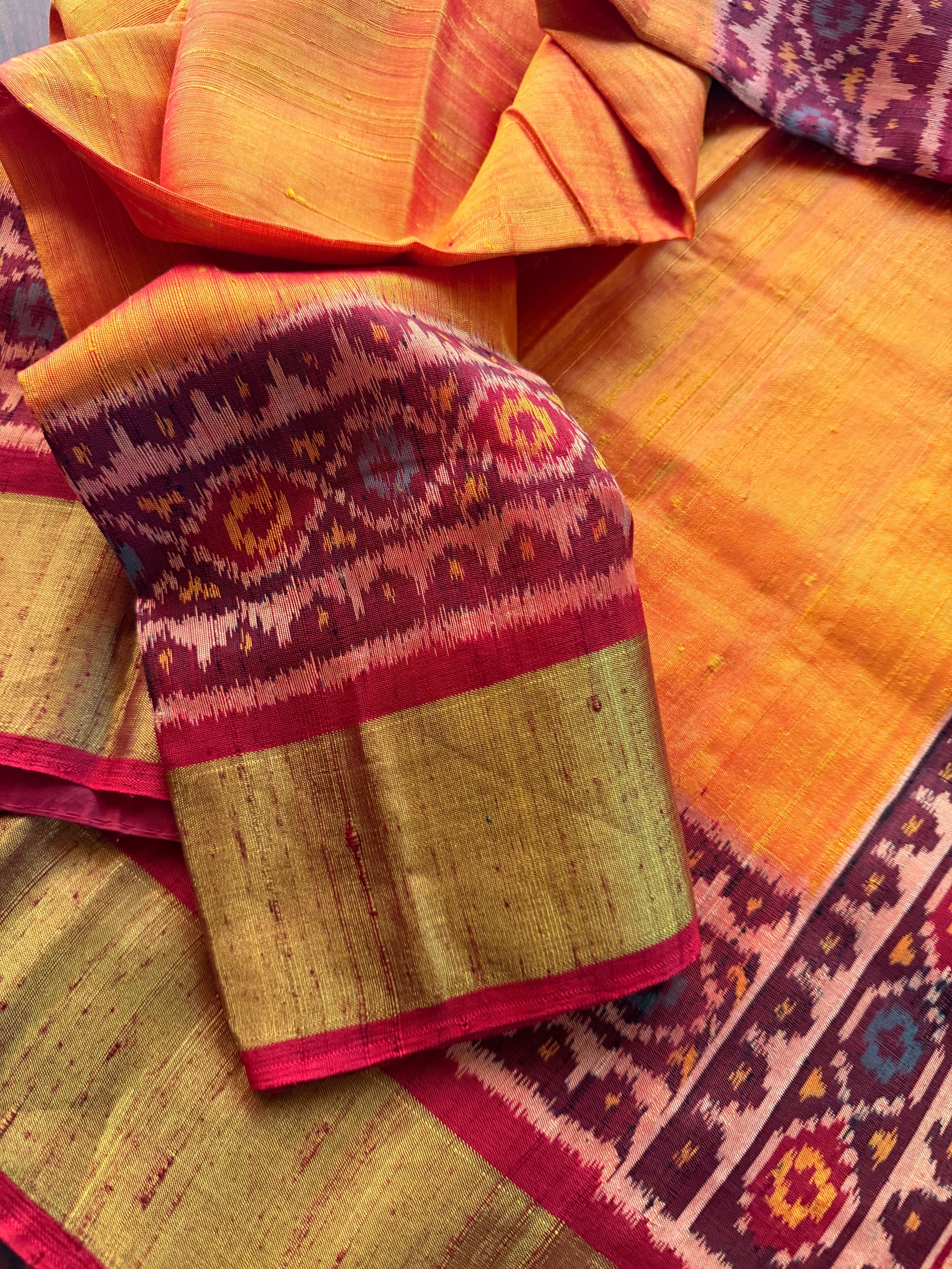 Patola Ikat Raw Silk