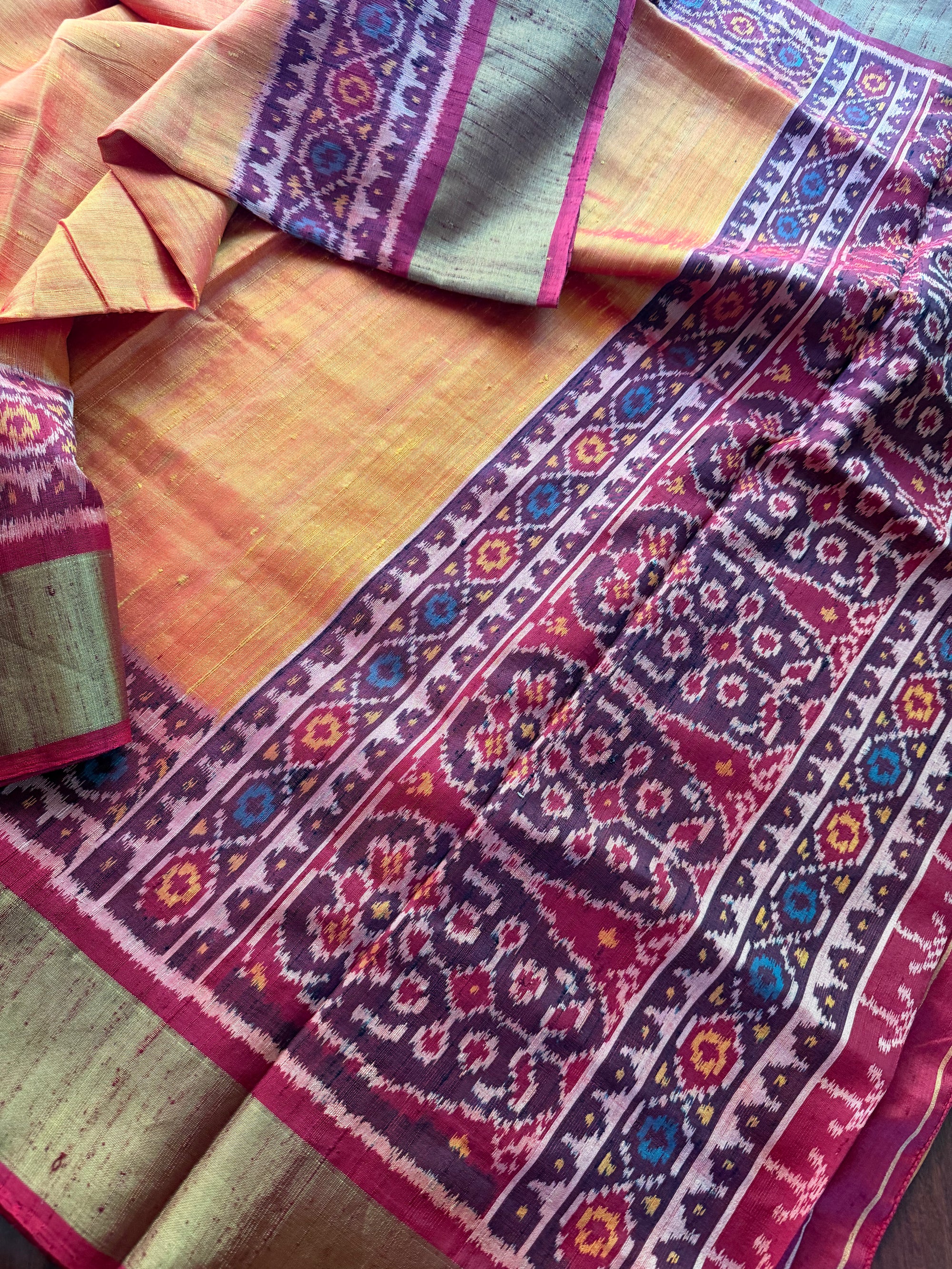 Patola Ikat Raw Silk