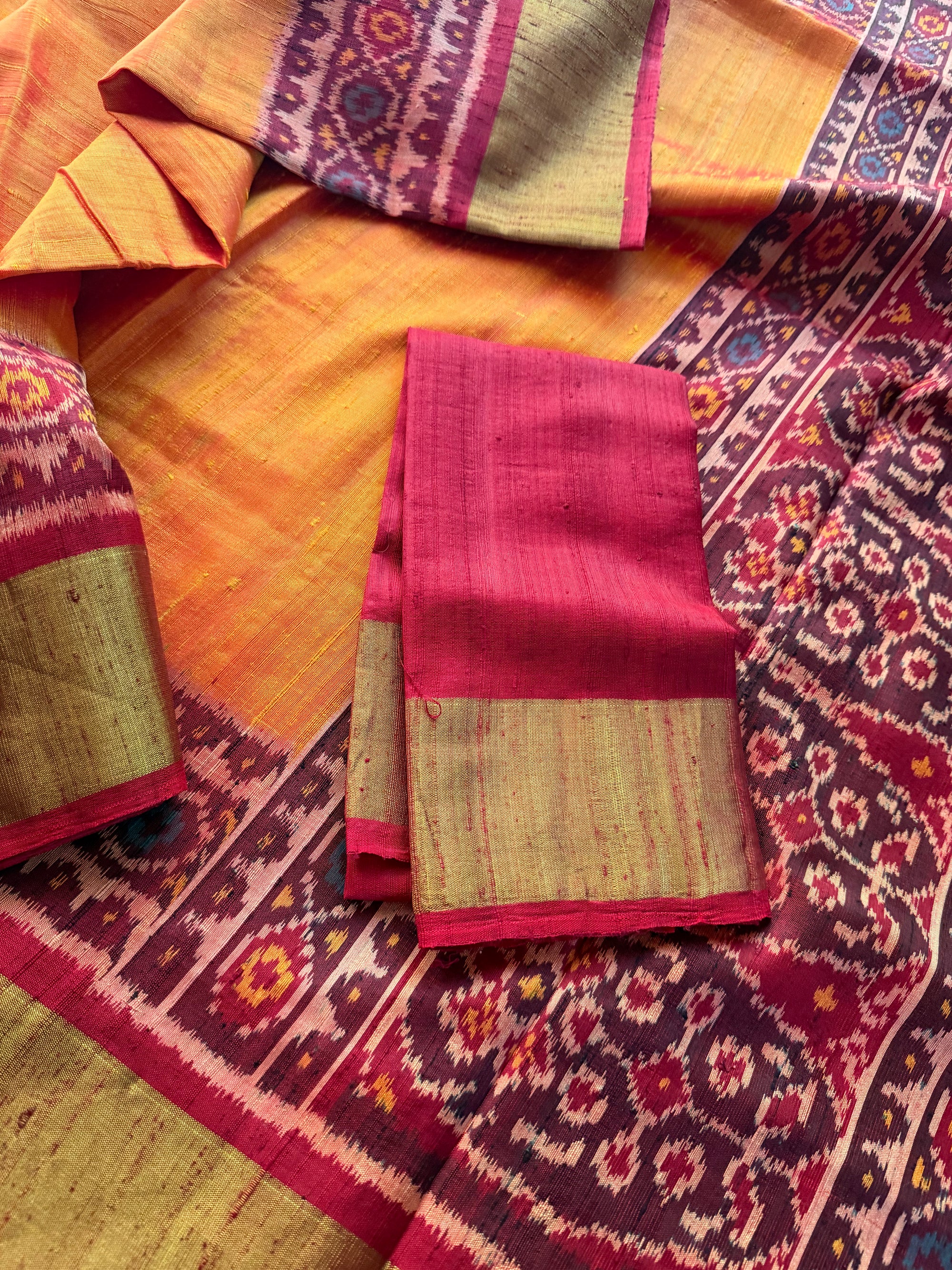 Patola Ikat Raw Silk