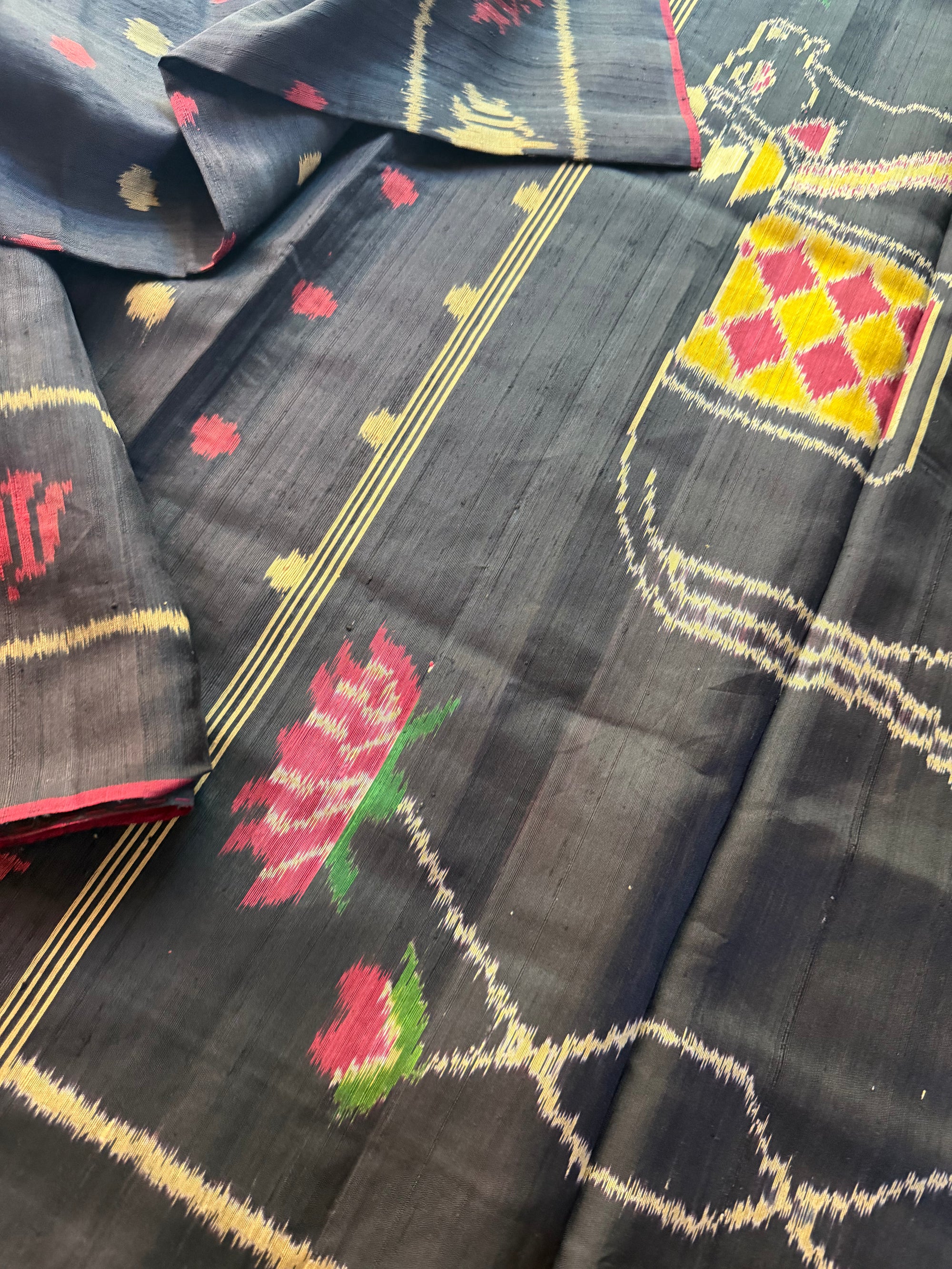 Patola Ikat Raw Silk