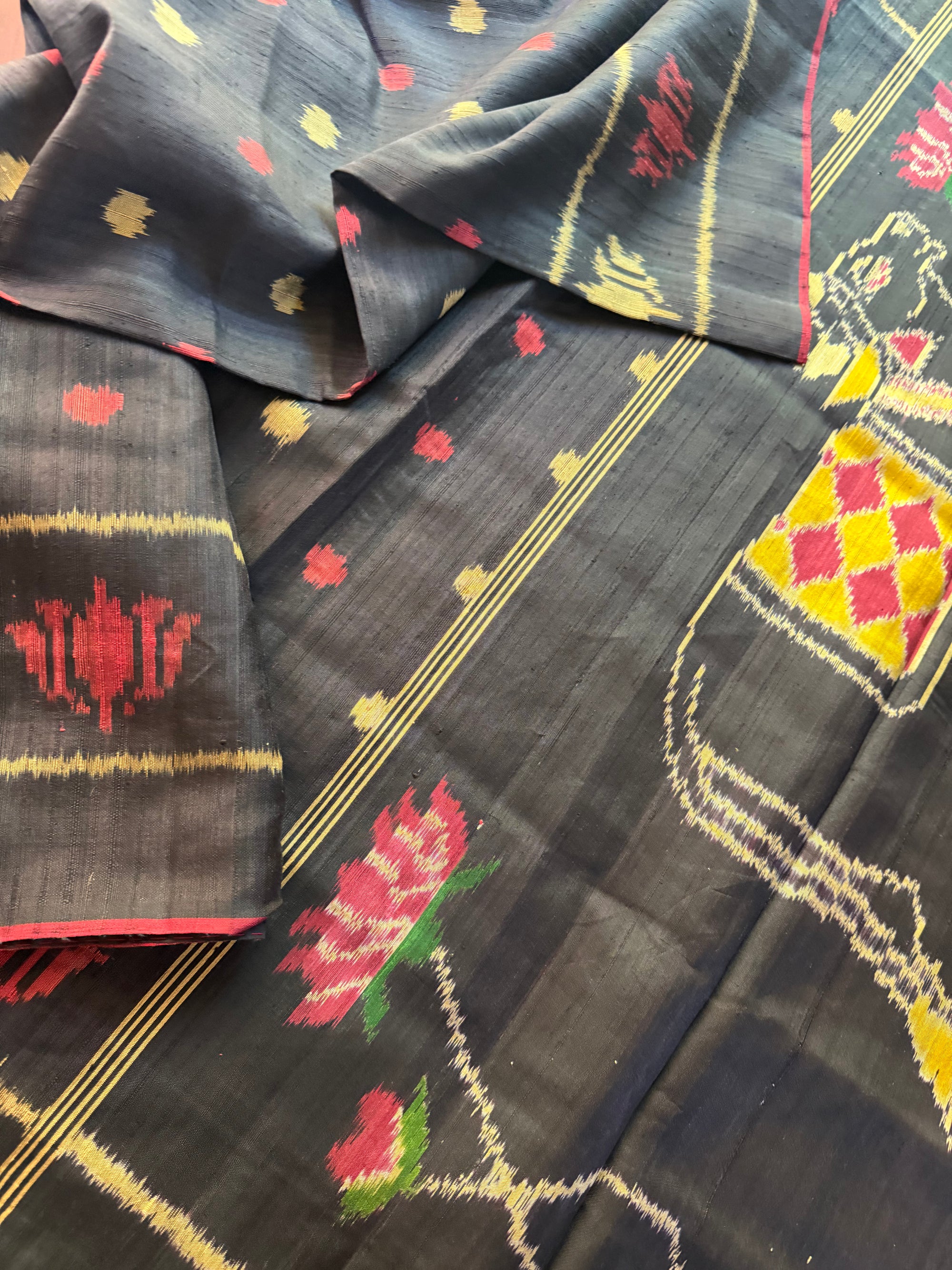 Patola Ikat Raw Silk