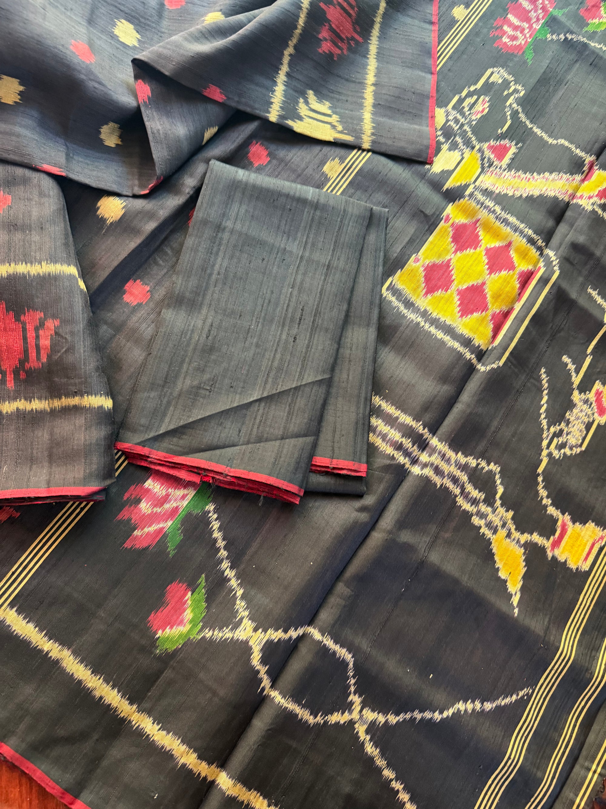 Patola Ikat Raw Silk