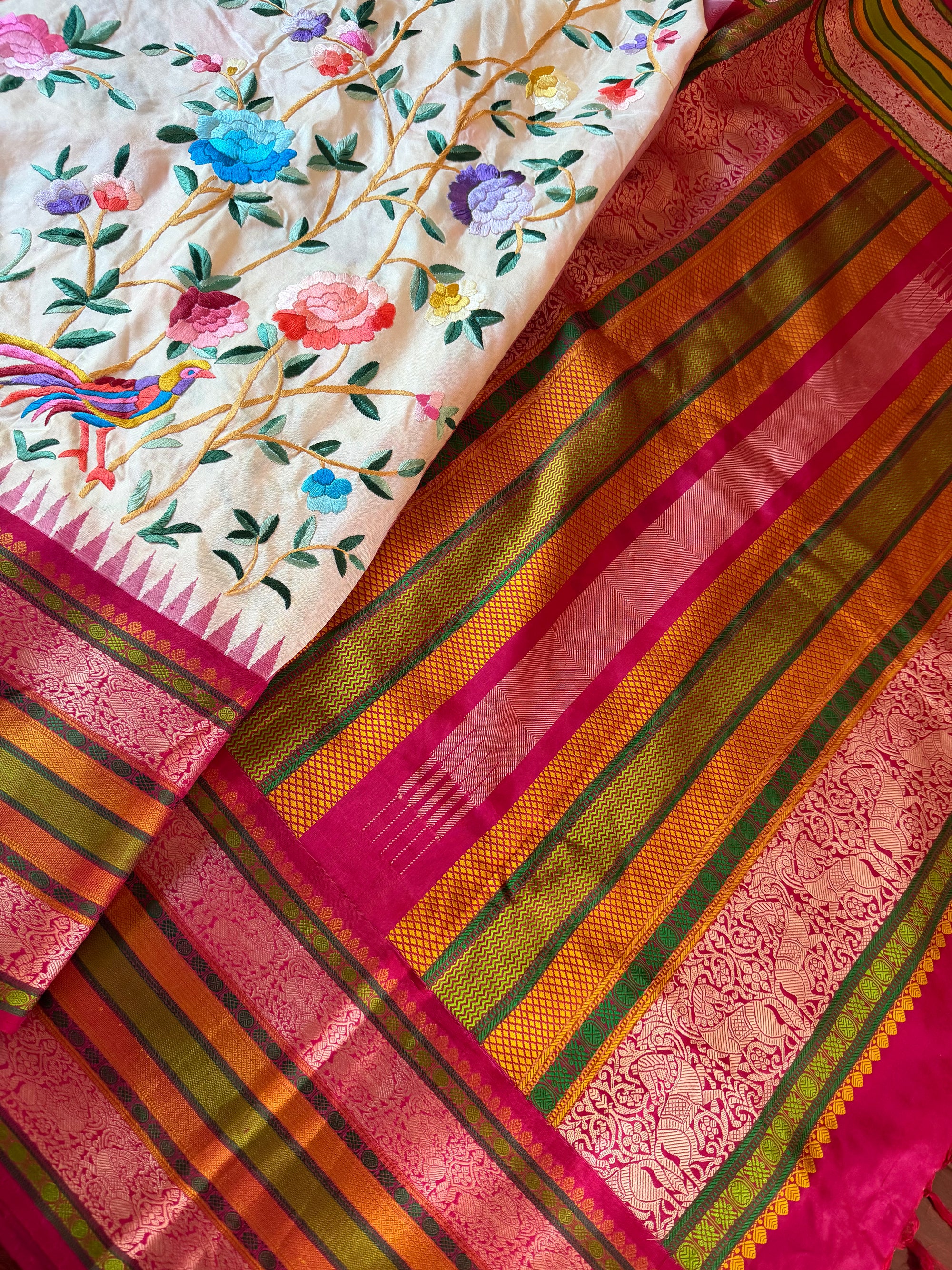 VRIKSHA: Parsi Gara on Kanjivaram Silk