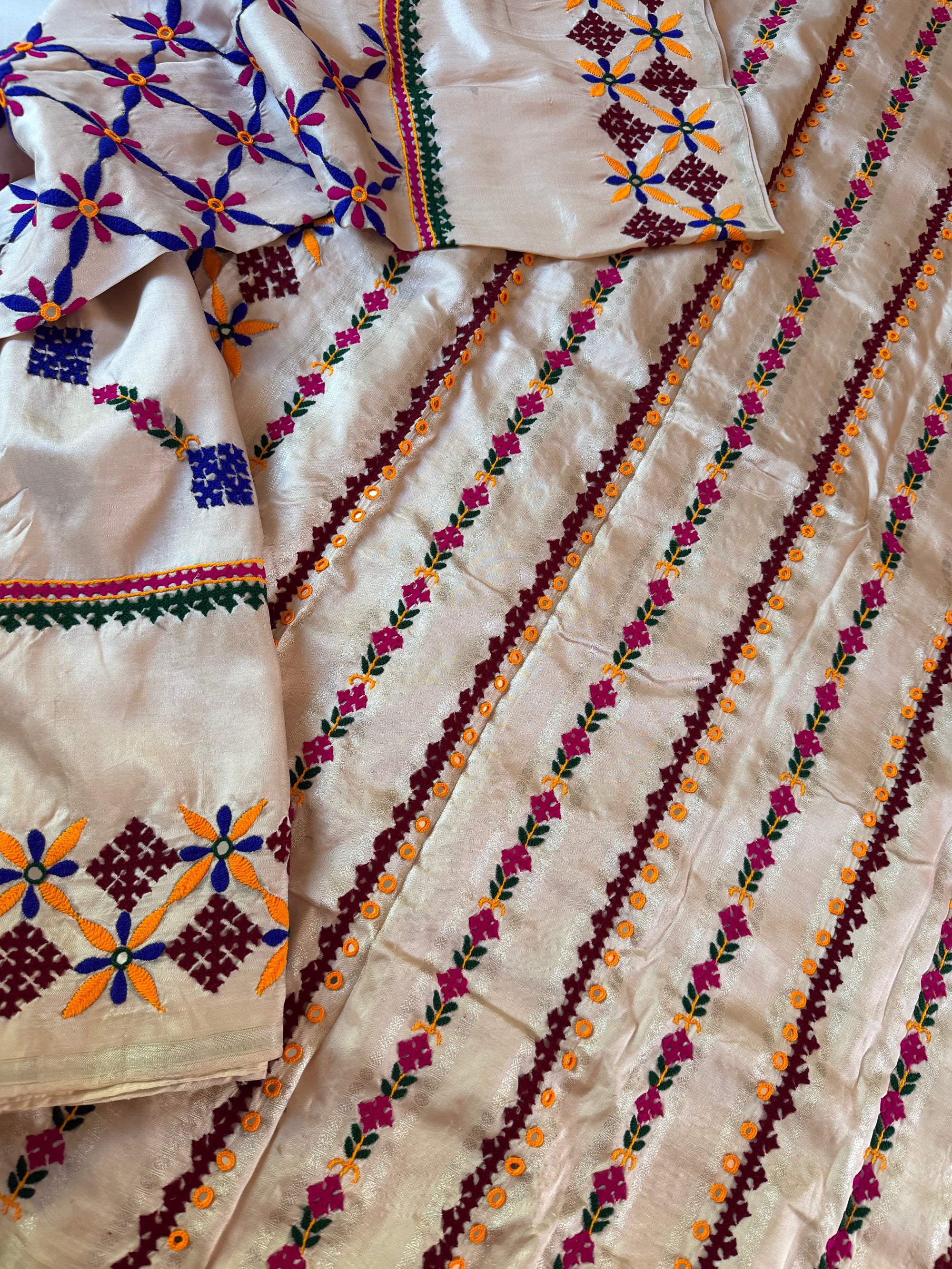 VRIKSHA: Kathiawadi on Kanjivaram Silk