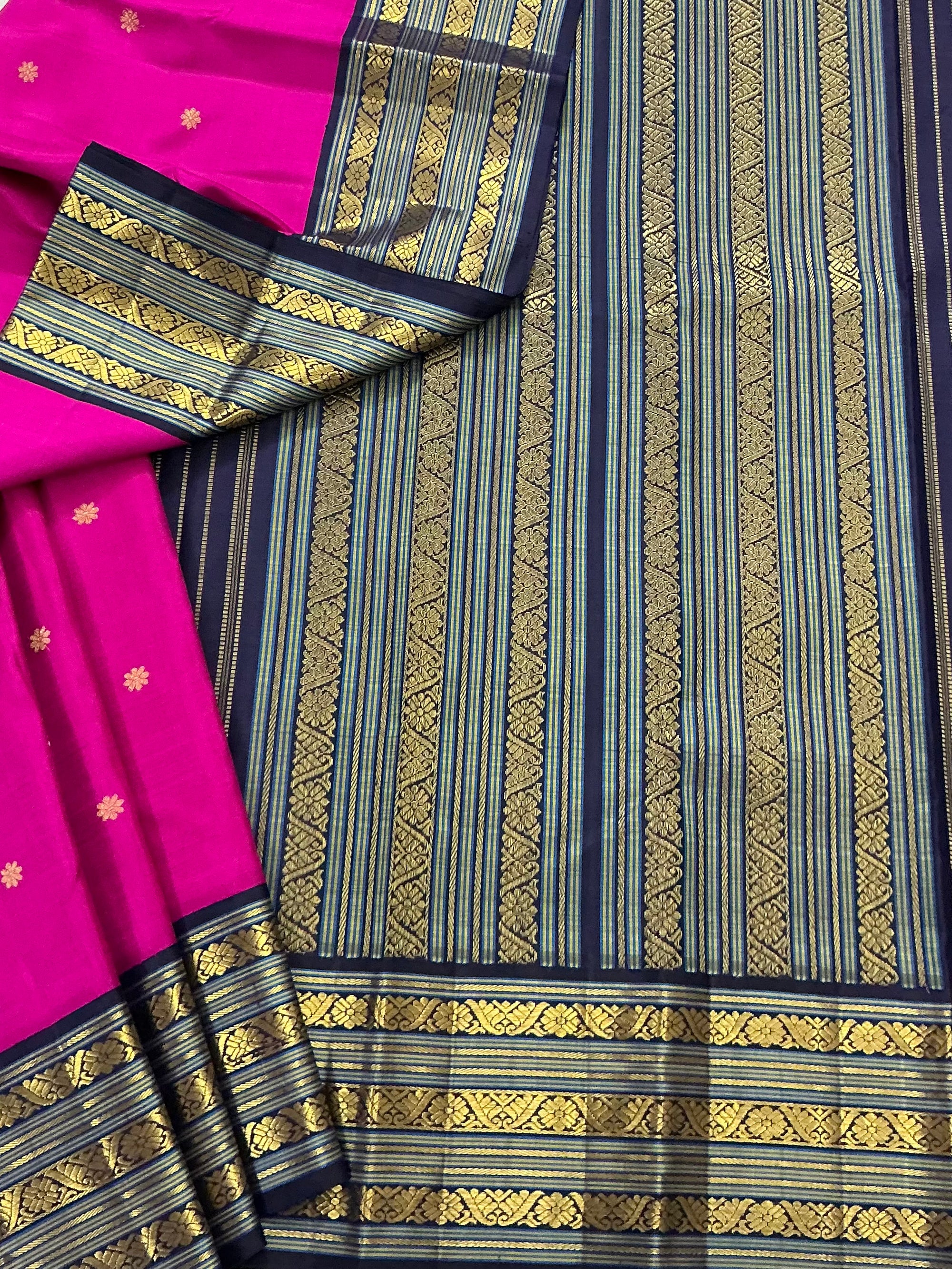 Korvai Kanjivaram  - Vintage Recreation Saree 