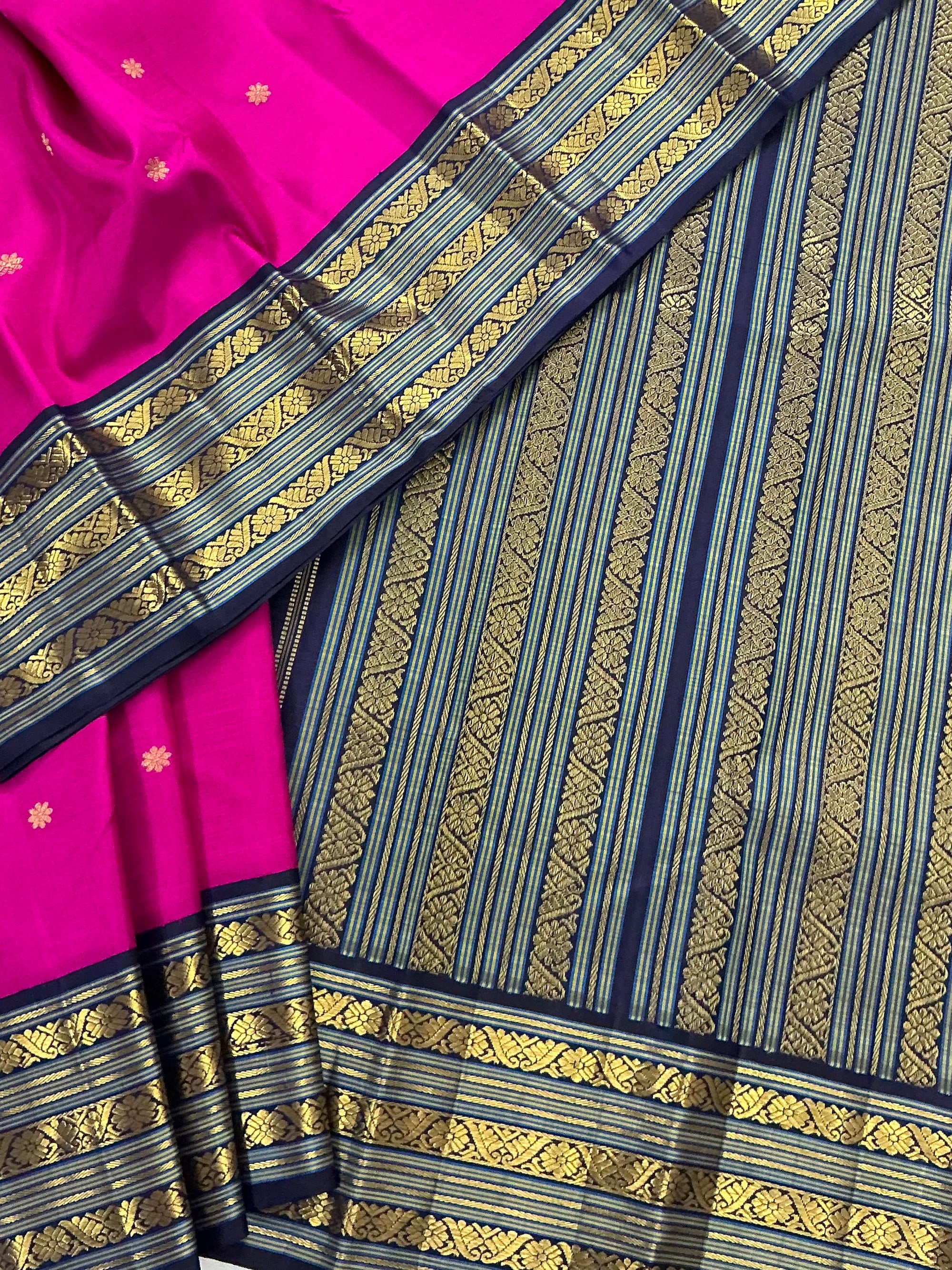 Korvai Kanjivaram  - Vintage Recreation Saree 