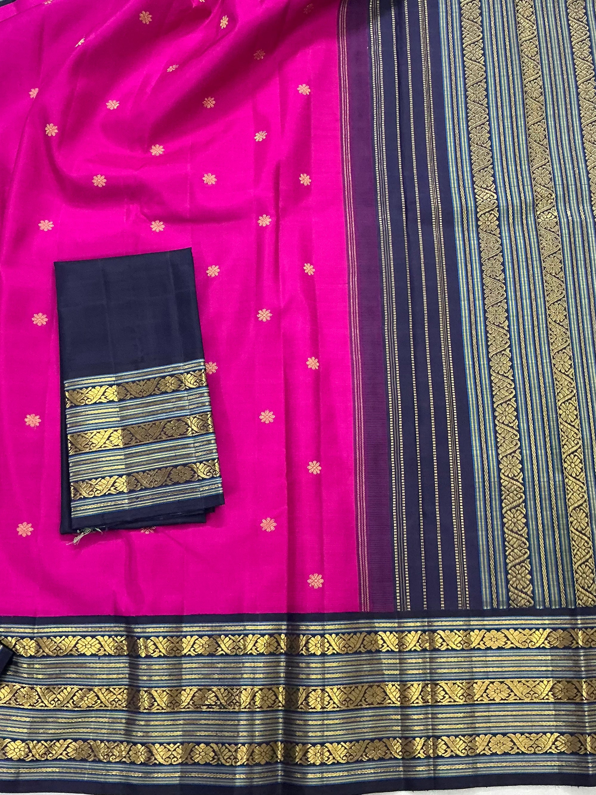 Korvai Kanjivaram  - Vintage Recreation Saree 