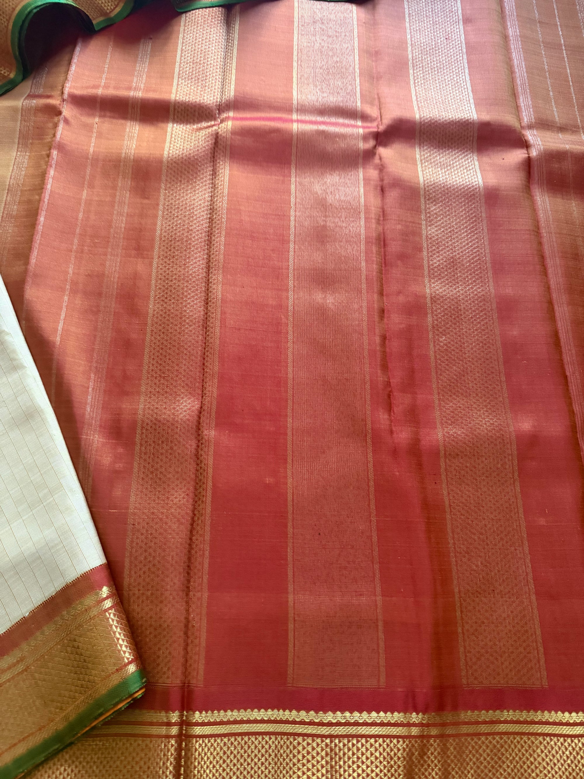 Korvai Kanjivaram  - Vintage Recreation Saree 
