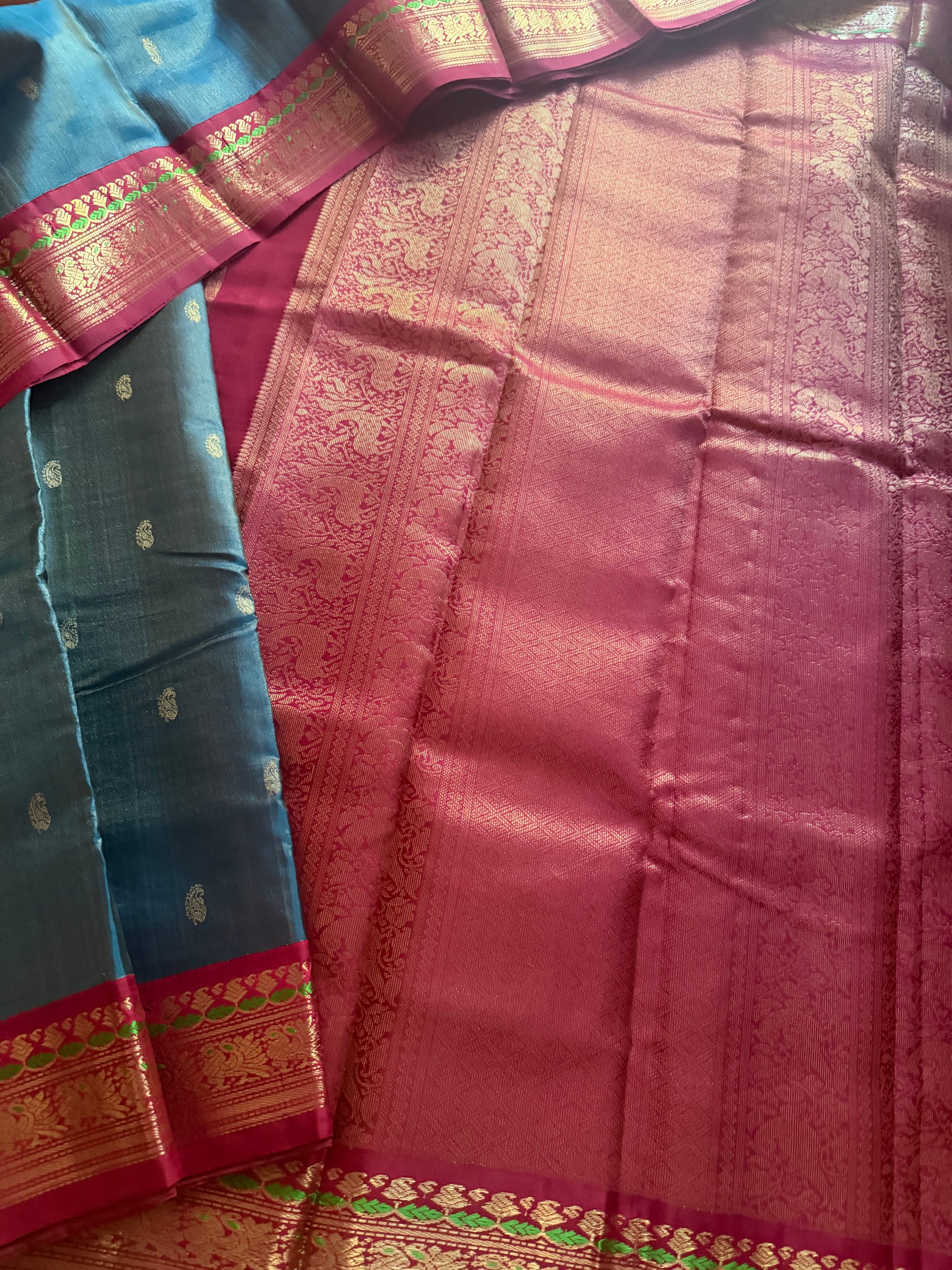 MYTHILI:  Tissue Korvai Kanjivaram Silk