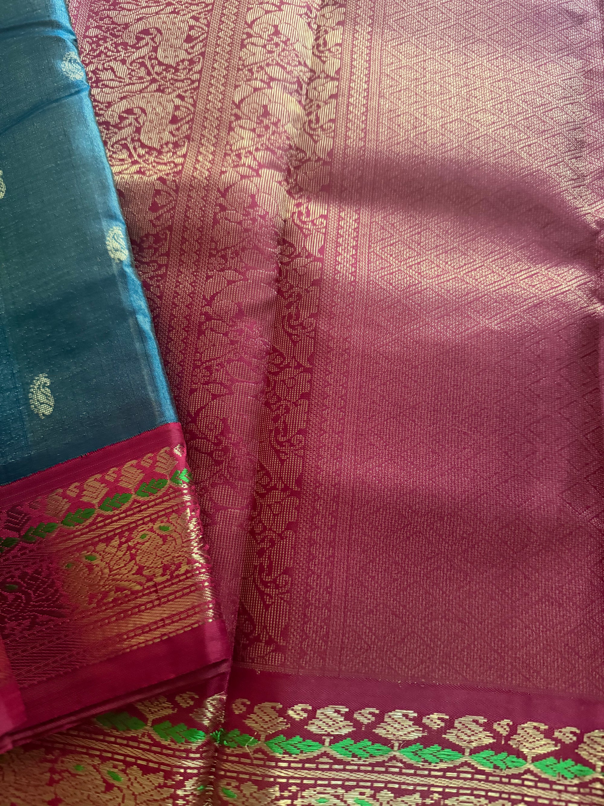 MYTHILI:  Tissue Korvai Kanjivaram Silk