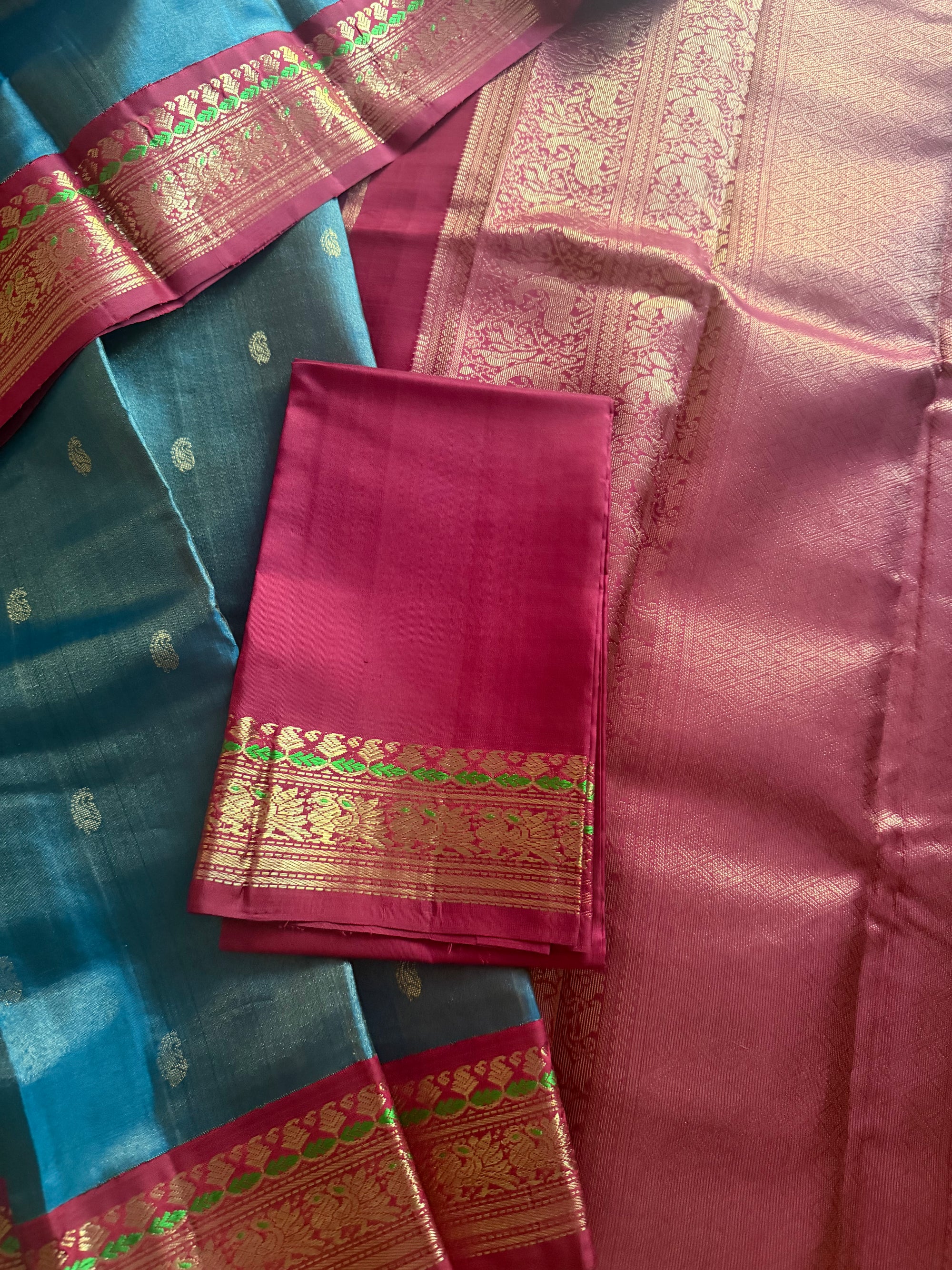 MYTHILI:  Tissue Korvai Kanjivaram Silk