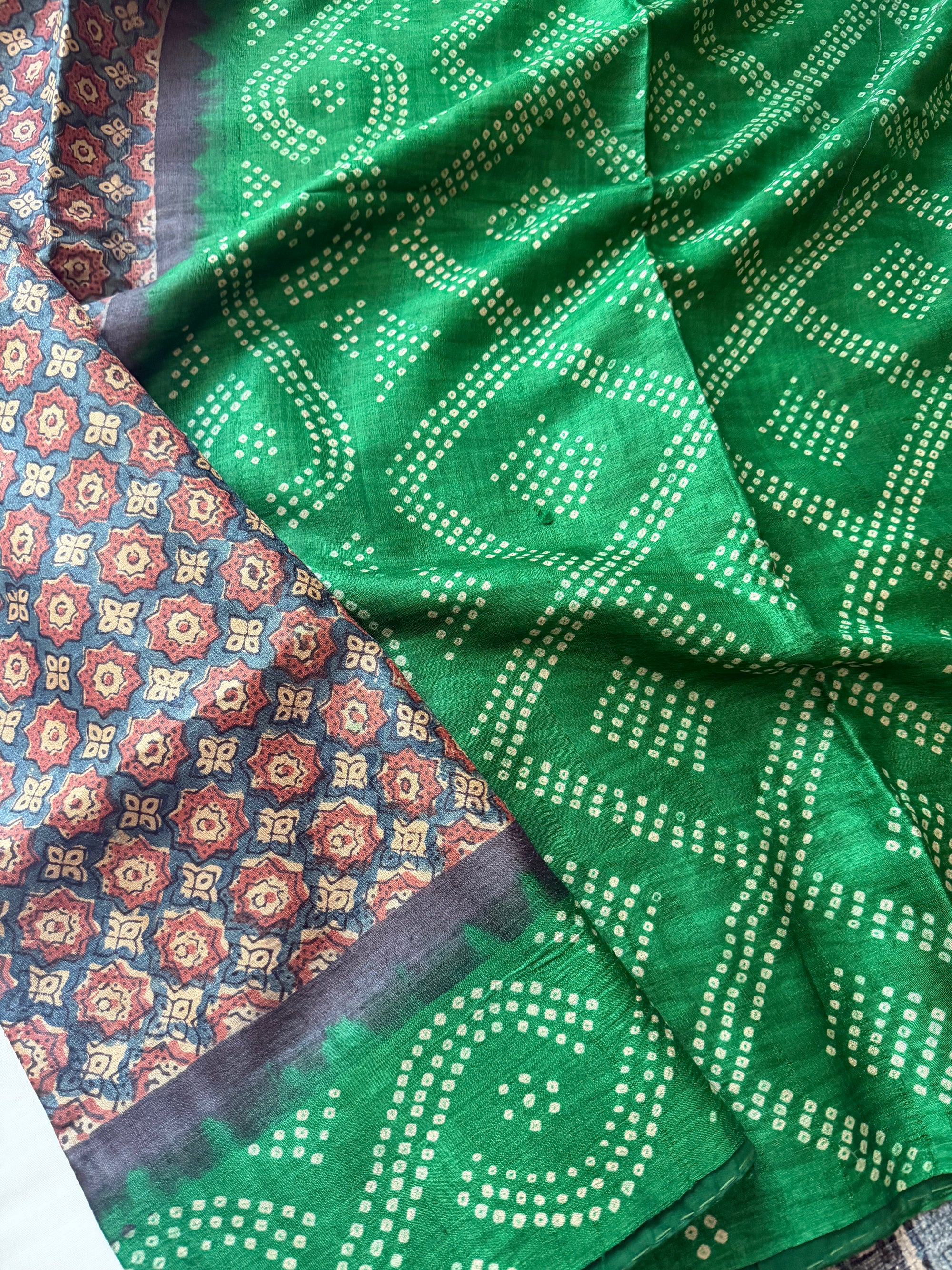 VRIKSHA: Ajrakh &amp; Badhani on Tussar