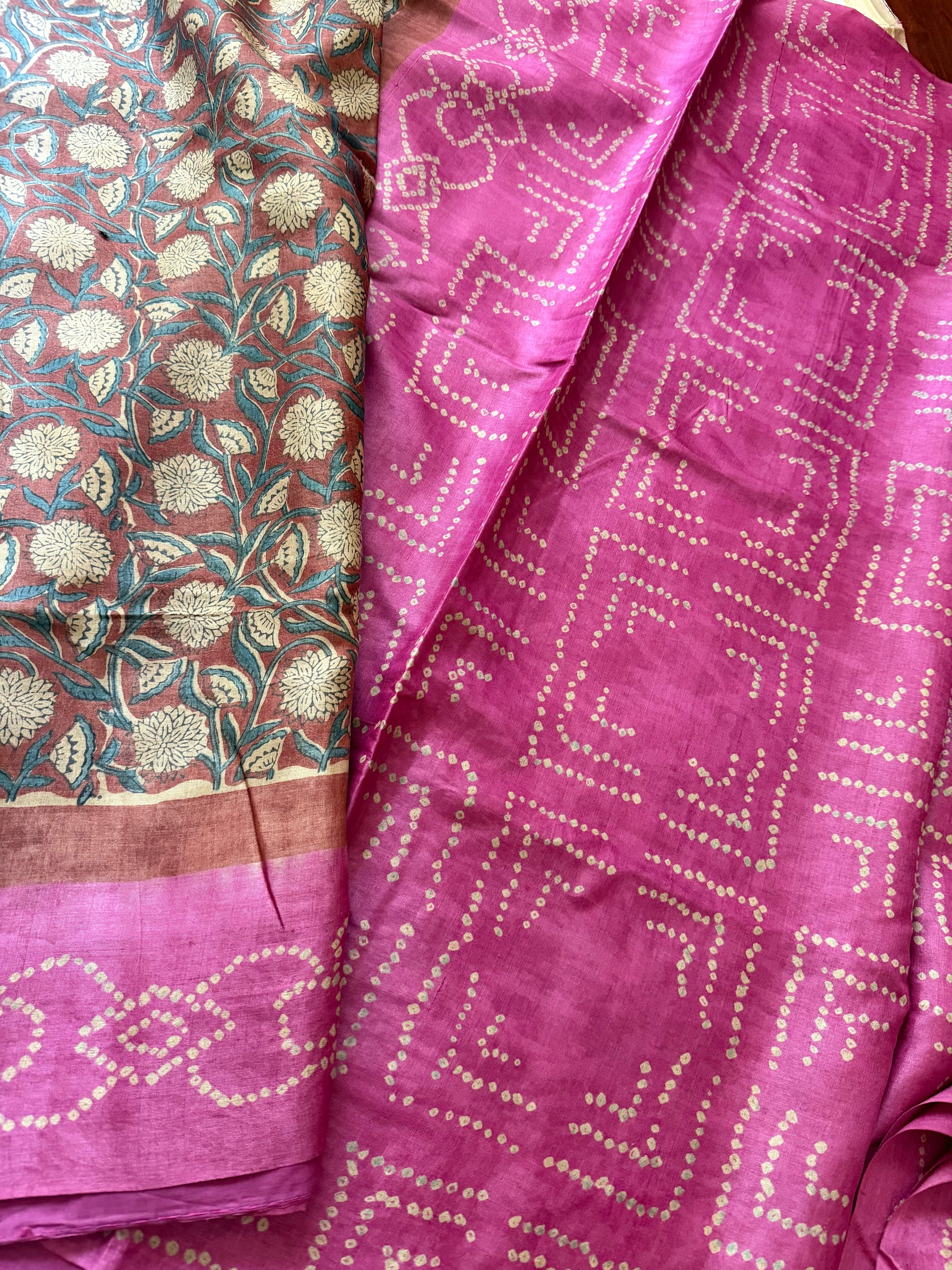 VRIKSHA: Ajrakh &amp; Badhani on Tussar