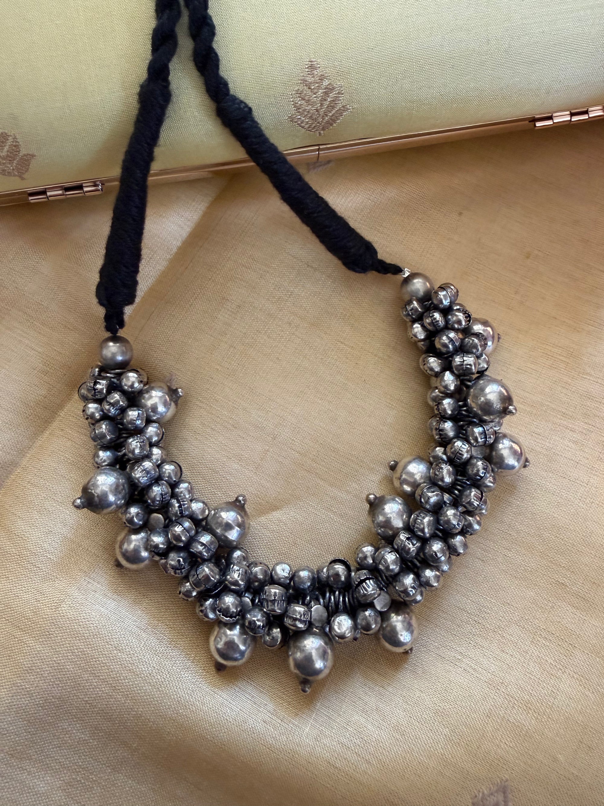 SILVER TONED JEWELRY : Ghunguroo