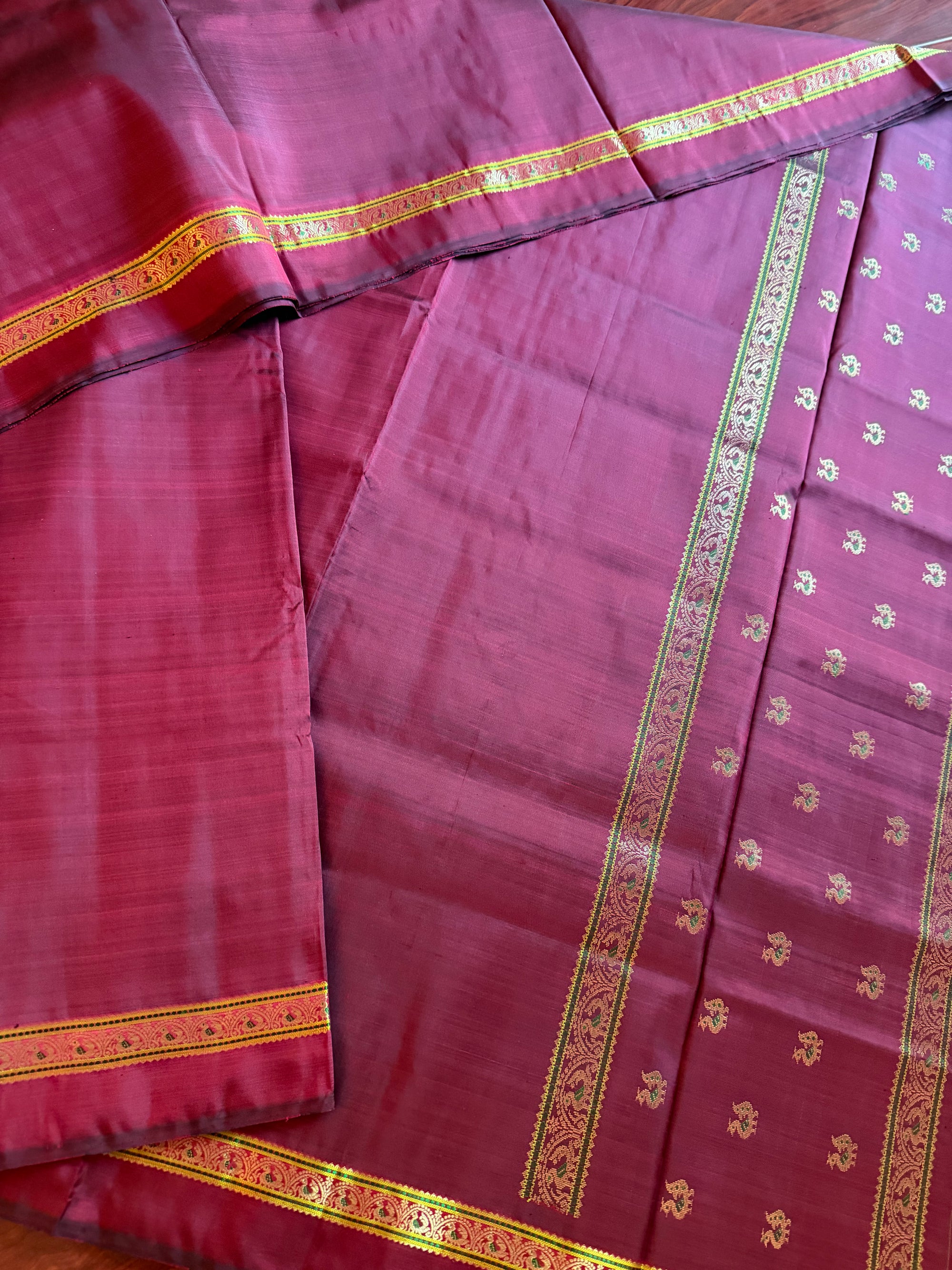 Korvai Kanjivaram  - Vintage Recreation Saree 