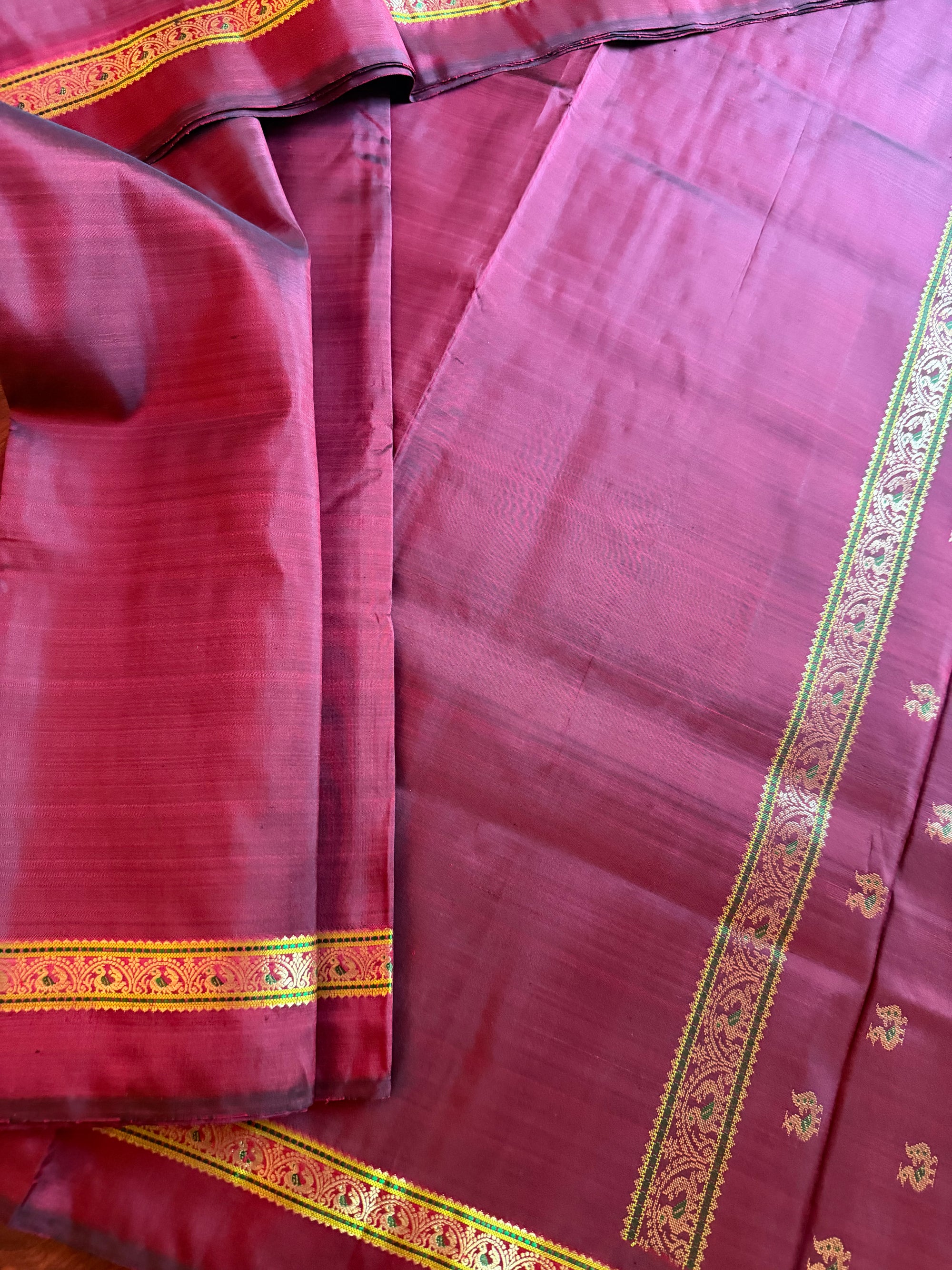 Korvai Kanjivaram  - Vintage Recreation Saree 