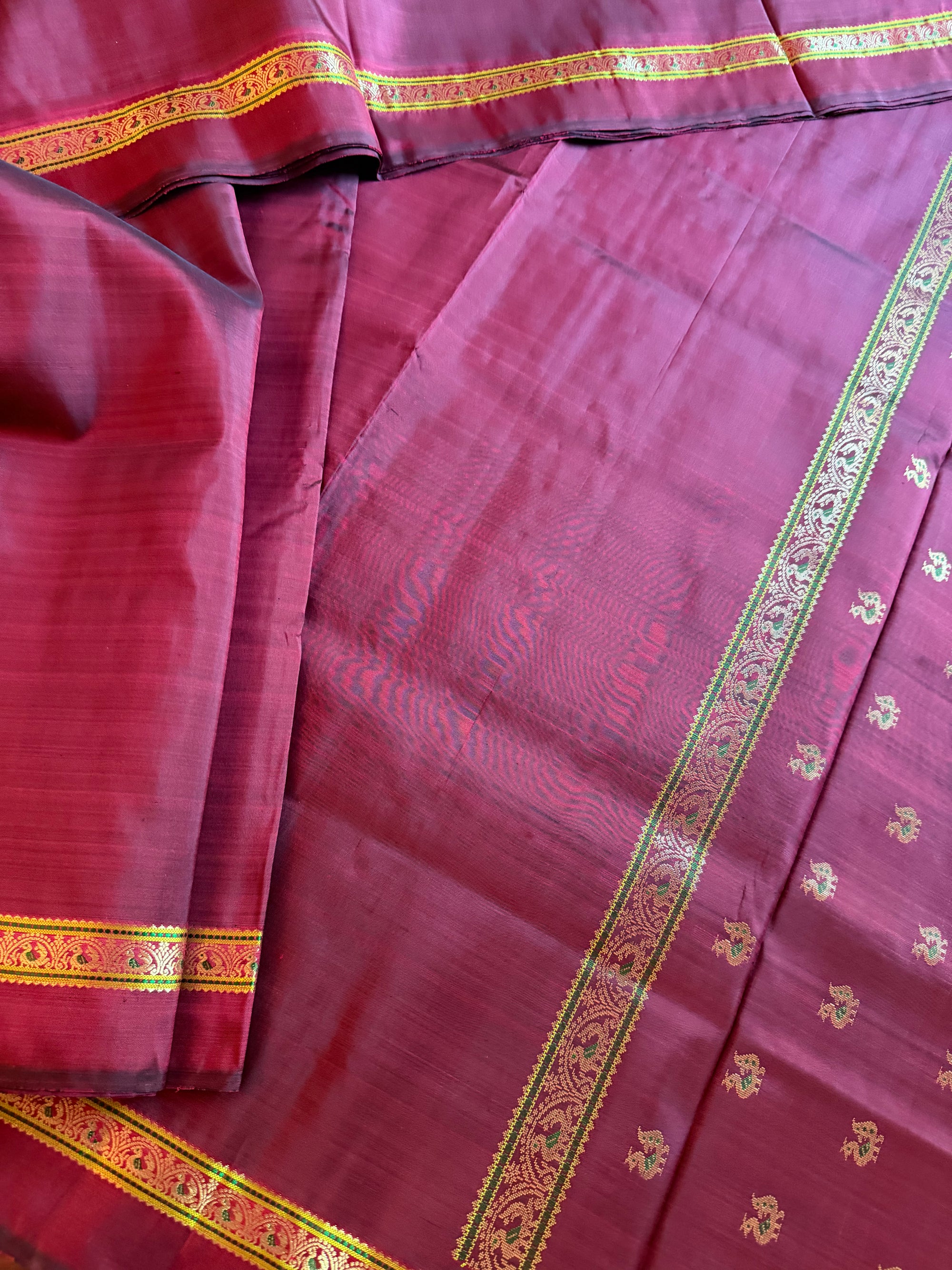 Korvai Kanjivaram  - Vintage Recreation Saree 