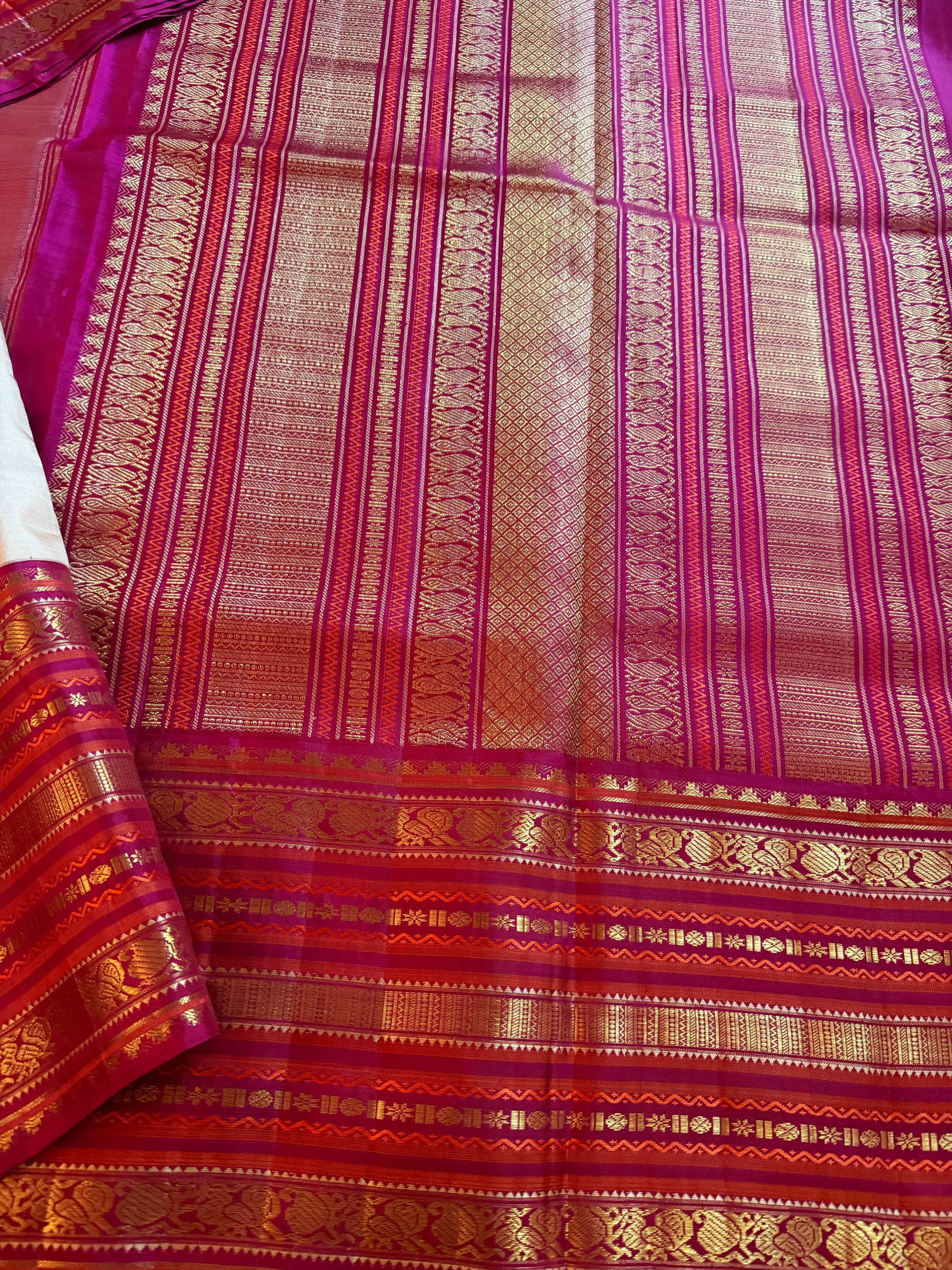 MYTHILI:  Vintage Inspired Korvai Kanjivaram