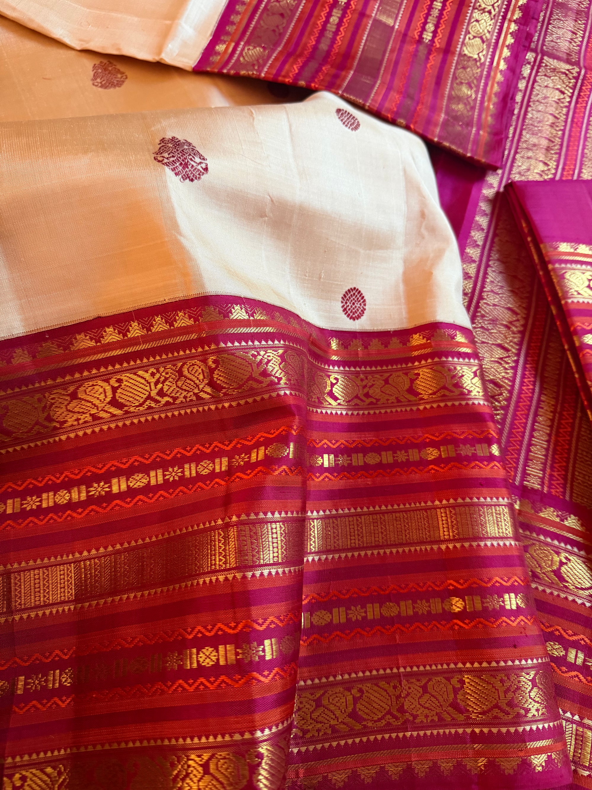 MYTHILI:  Vintage Inspired Korvai Kanjivaram