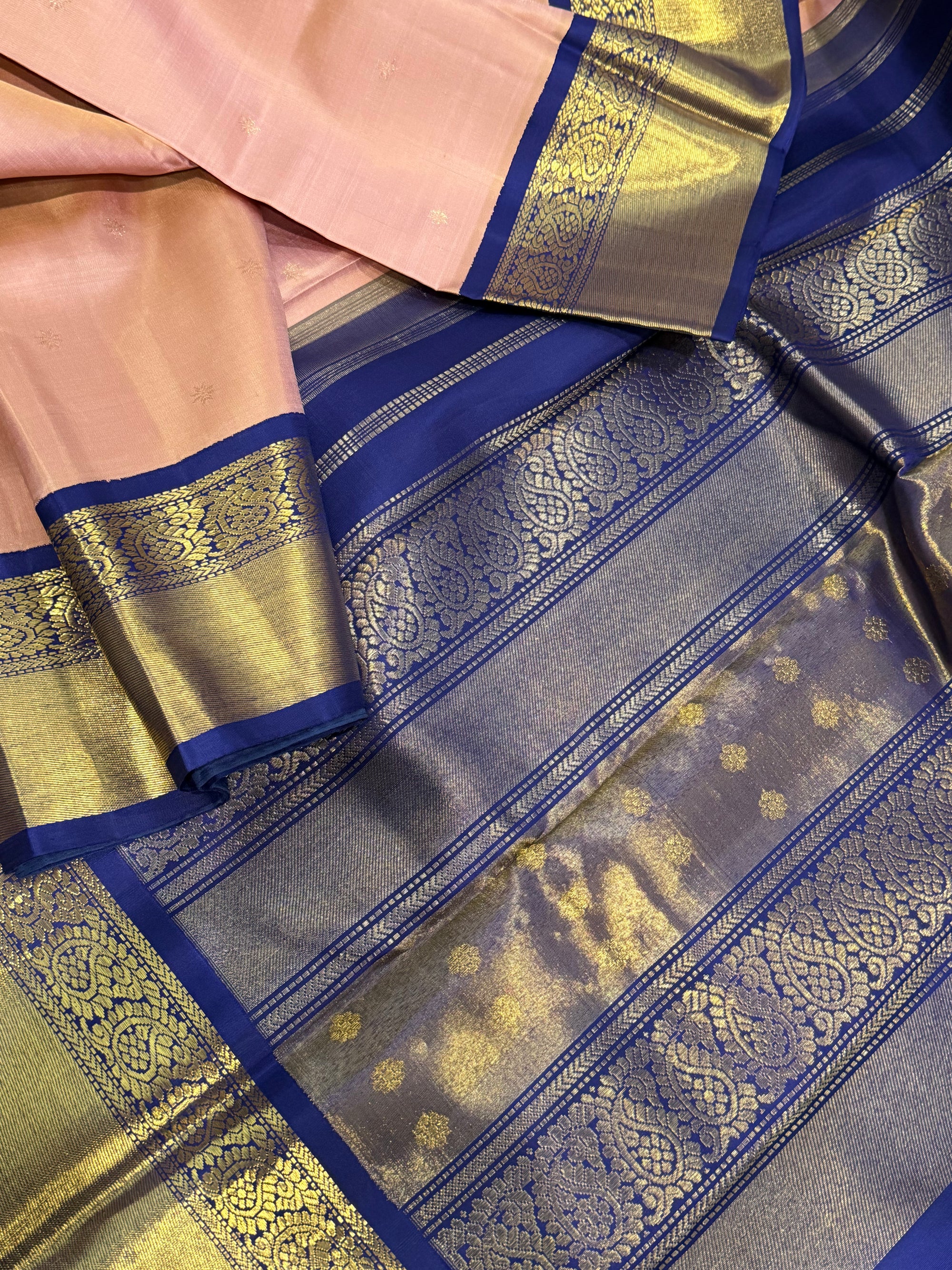 Korvai  Kanjivaram - Vintage Recreation Saree 