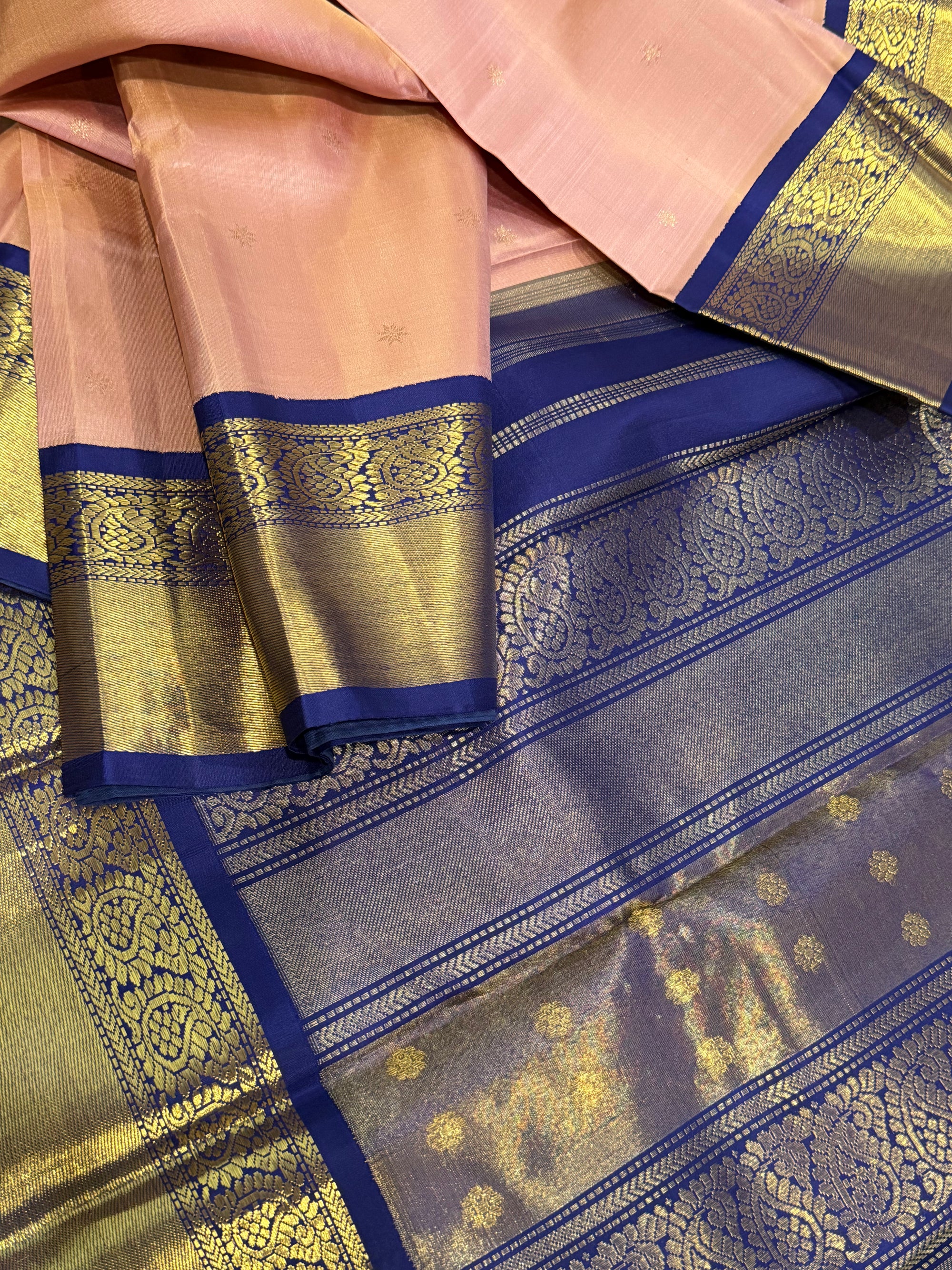 Korvai  Kanjivaram - Vintage Recreation Saree 