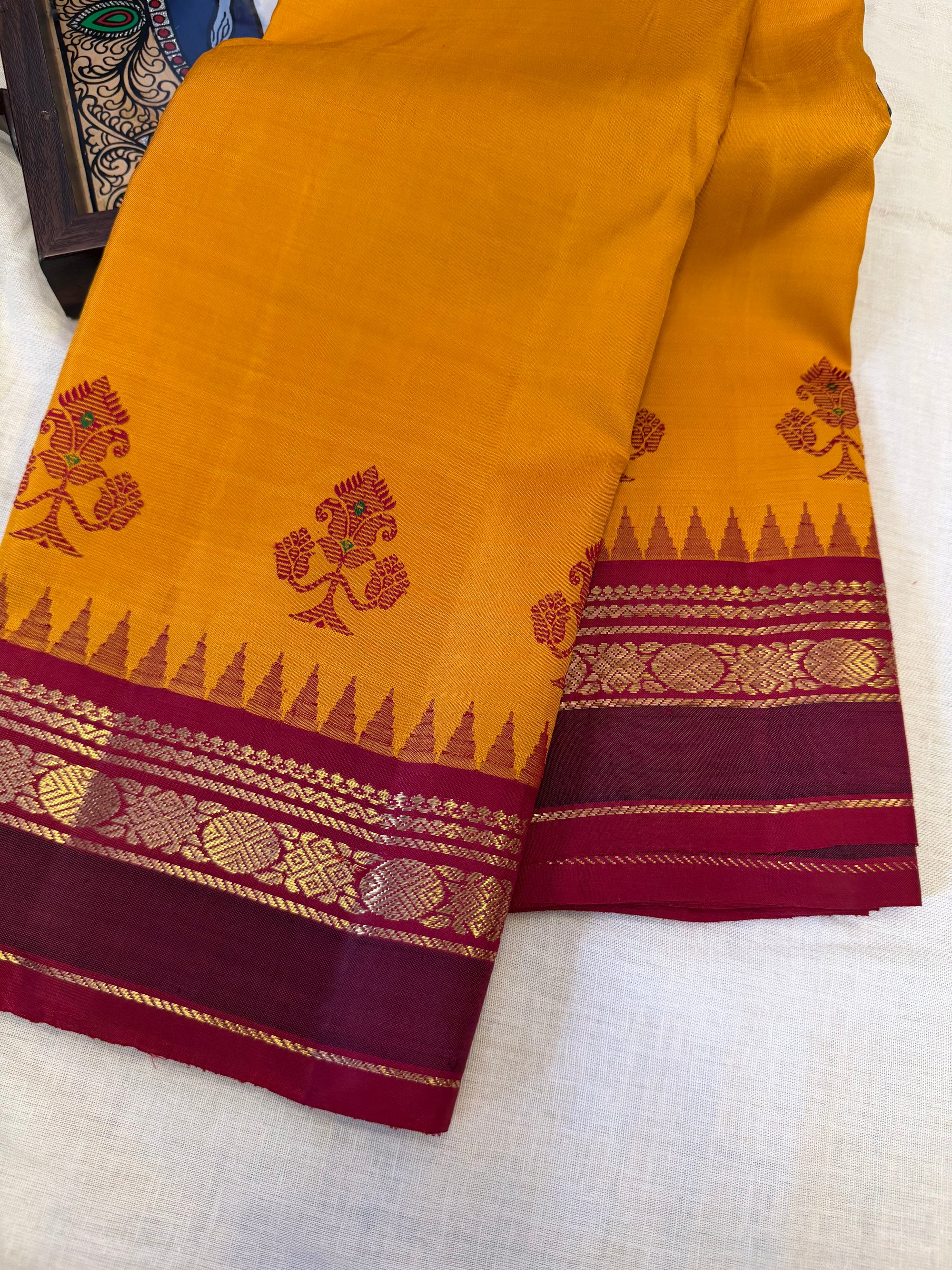 Korvai Kanjivaram  - Vintage Recreation Saree 