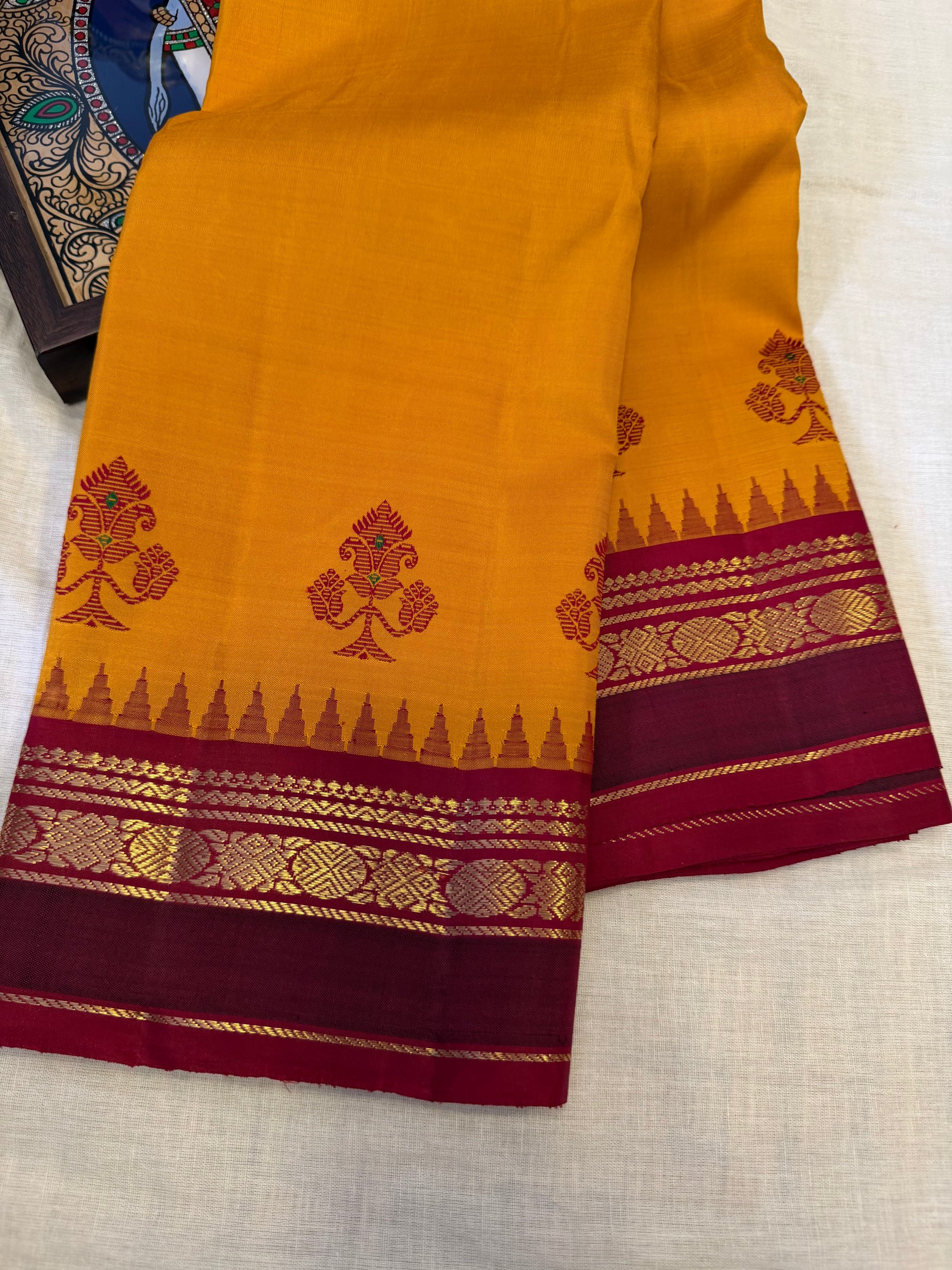 Korvai Kanjivaram  - Vintage Recreation Saree 