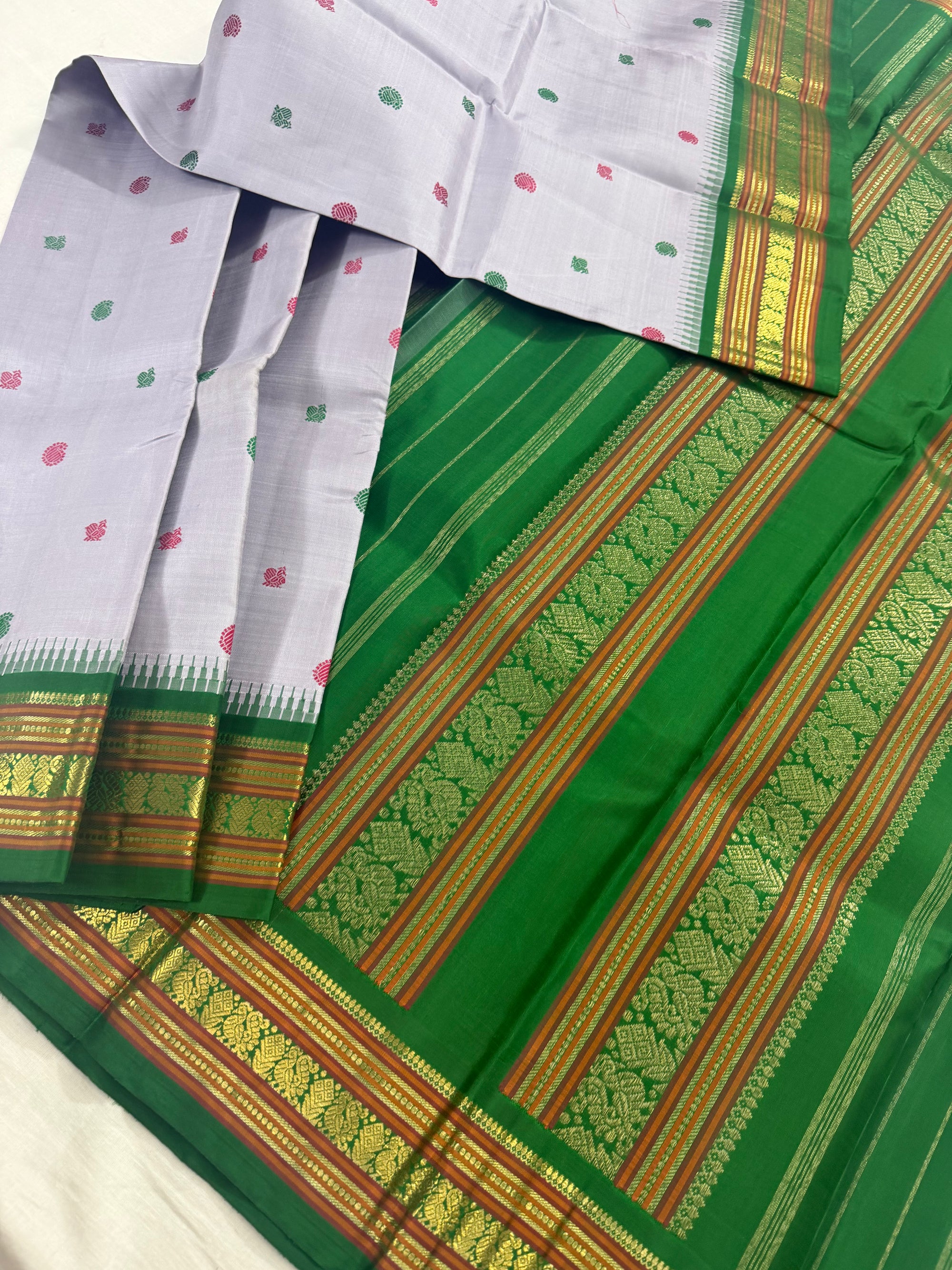 MYTHILI:  Korvai Kanjivaram Silk