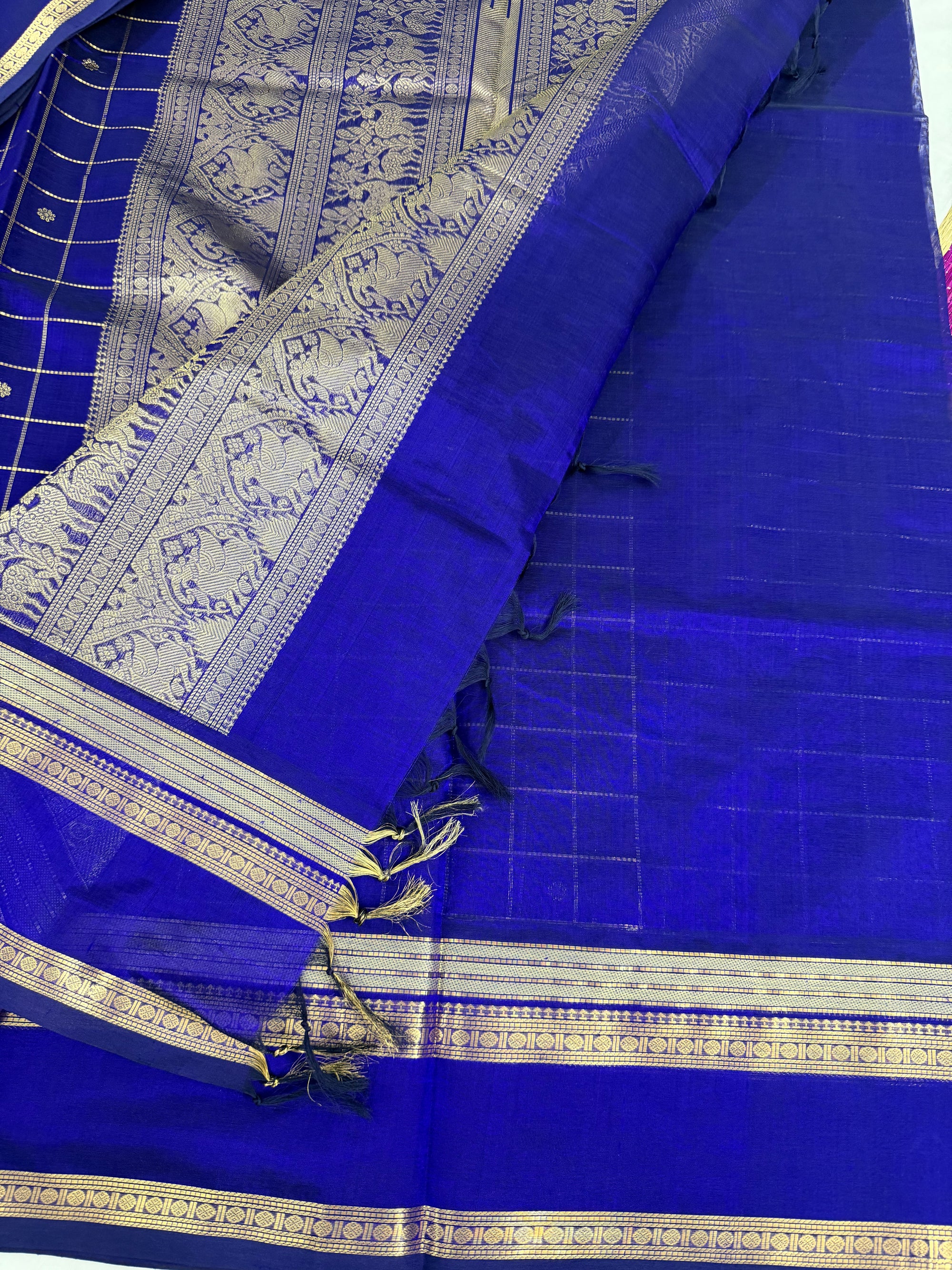 Silk Cotton :  Royal Blue