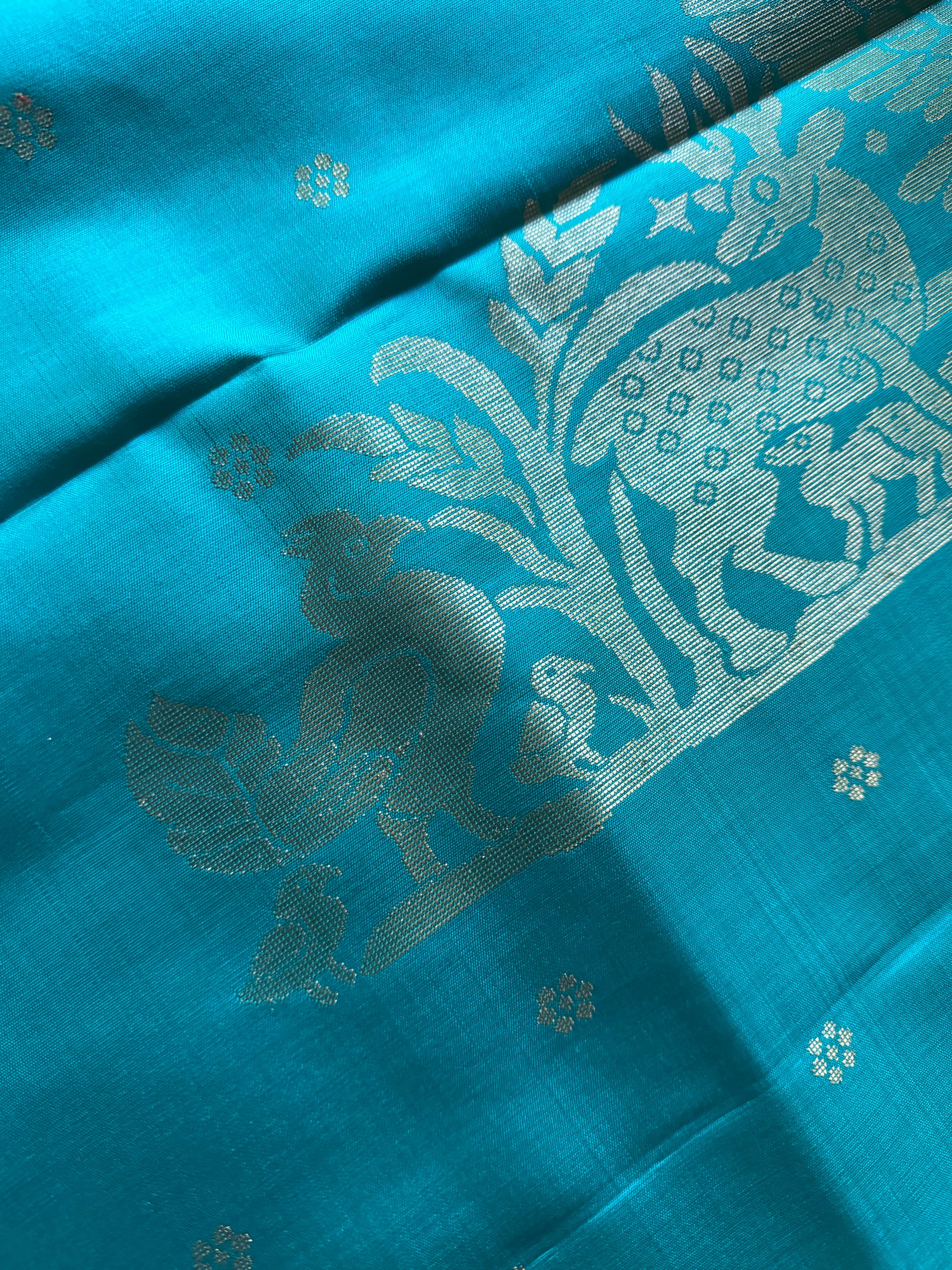 Korvai  Kanjivaram - Vintage Recreation Saree 