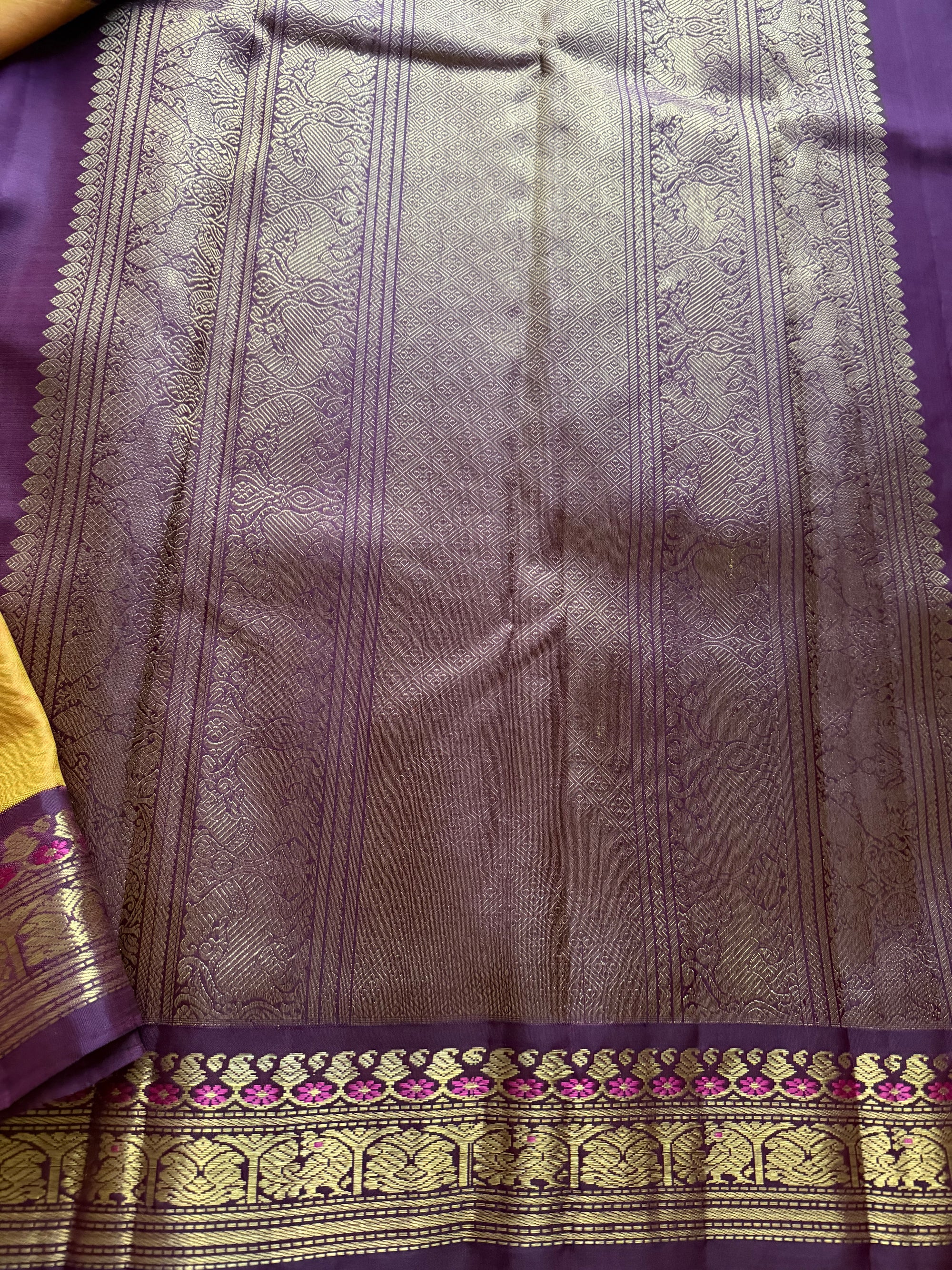 MYTHILI:  Shot Amber (honey shot pink) + plum brown