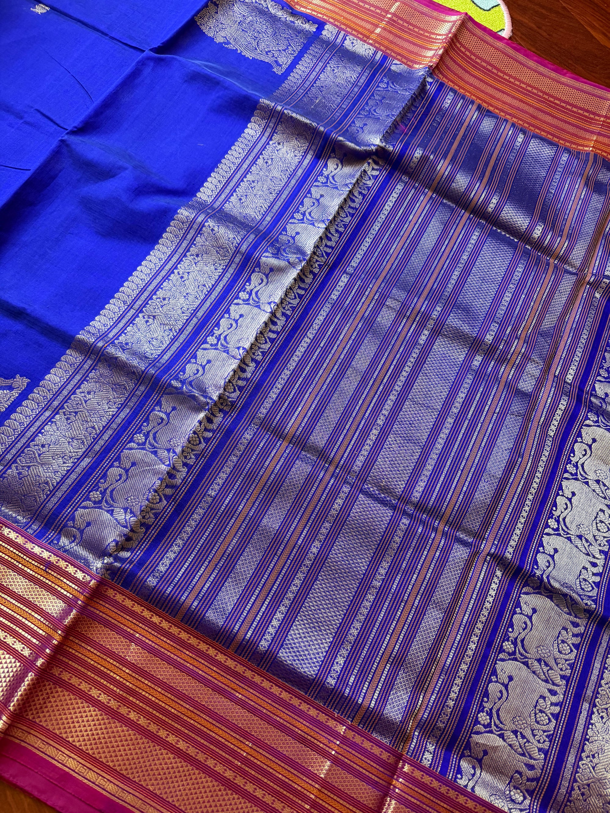 Silk Cotton : Konia Buttas (MS Blue)