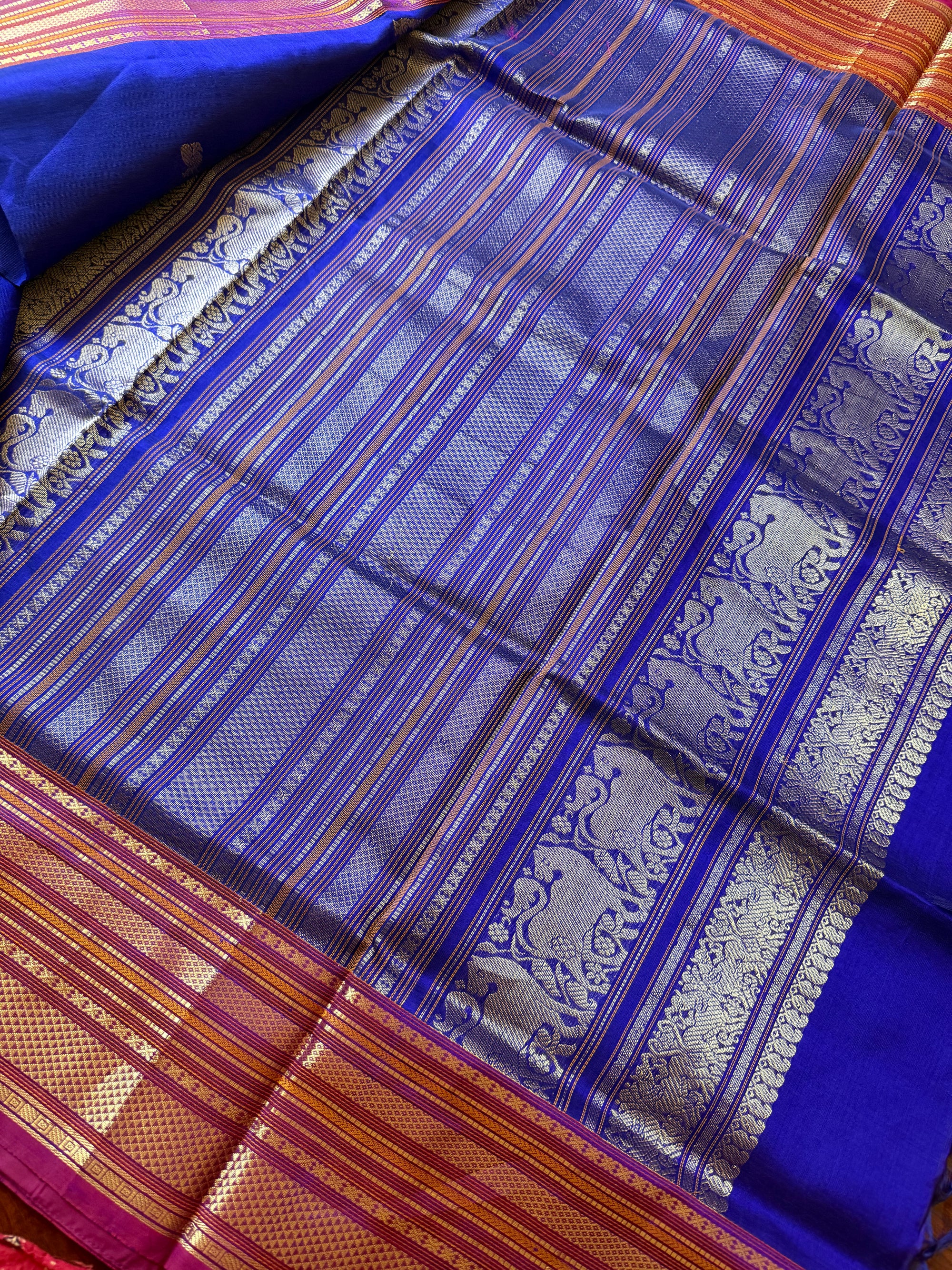 Silk Cotton : Konia Buttas (MS Blue)