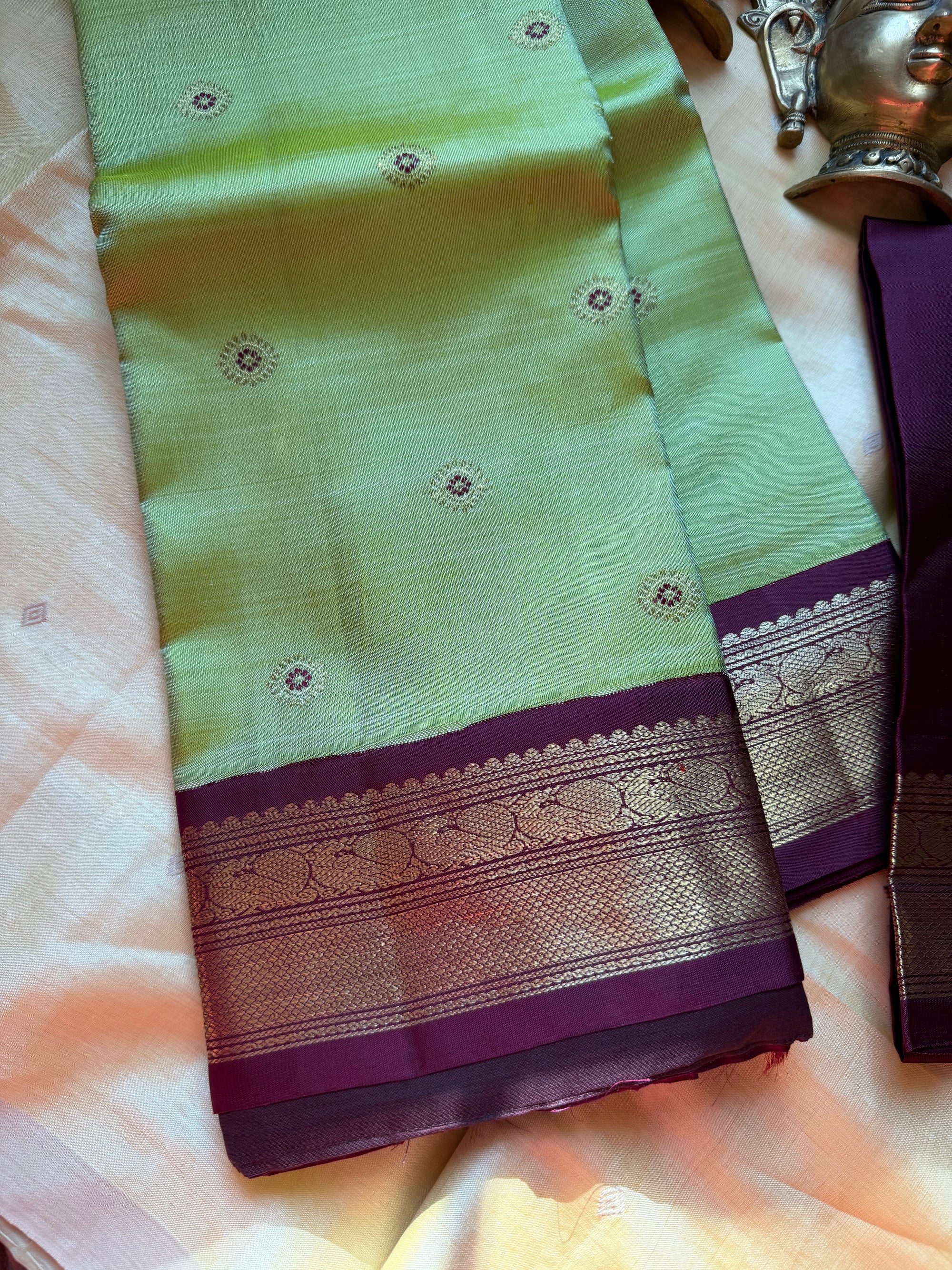 MYTHILI:  Vintage Korvai Kanjivaram