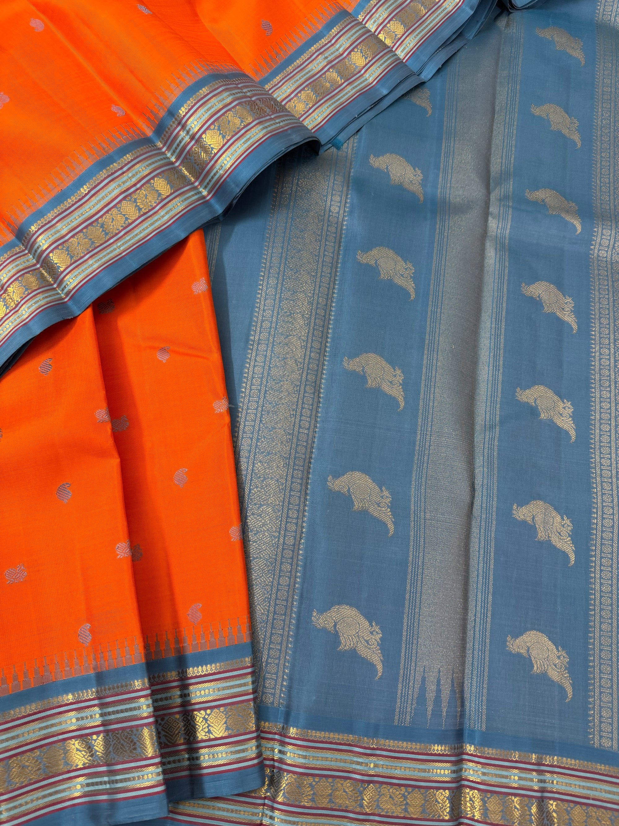 MAATHEY: Korvai Kanjivaram Silk