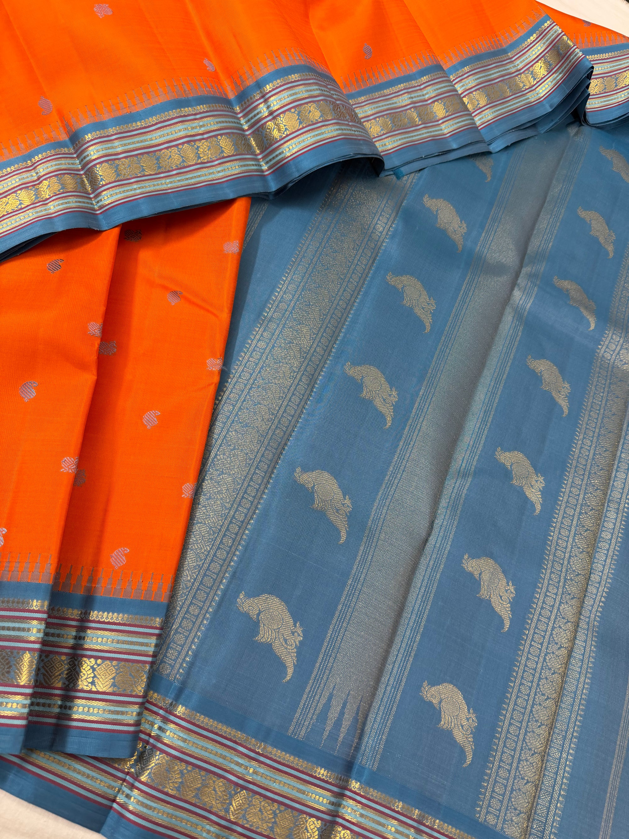 MAATHEY: Korvai Kanjivaram Silk