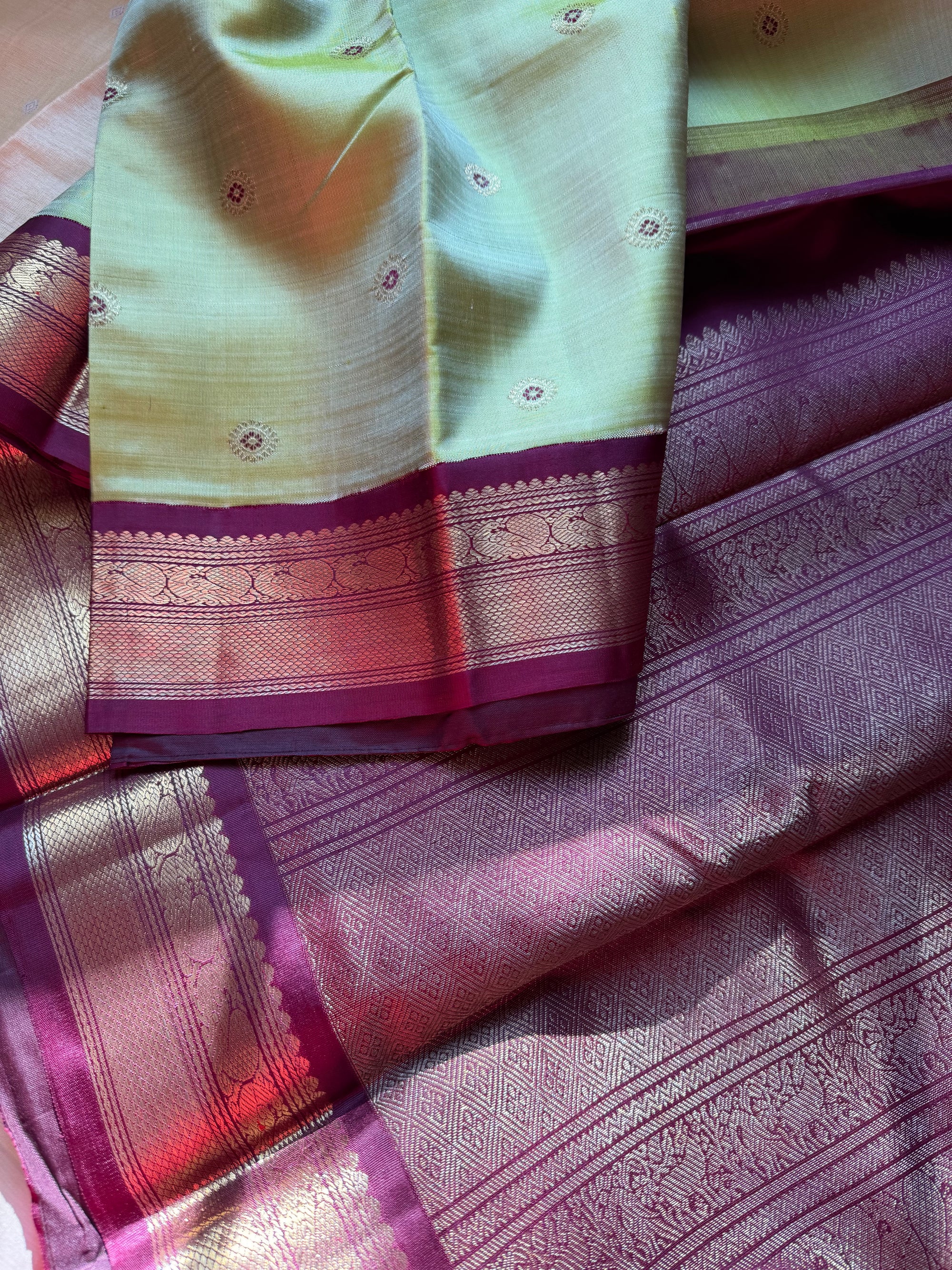 MYTHILI:  Vintage Korvai Kanjivaram