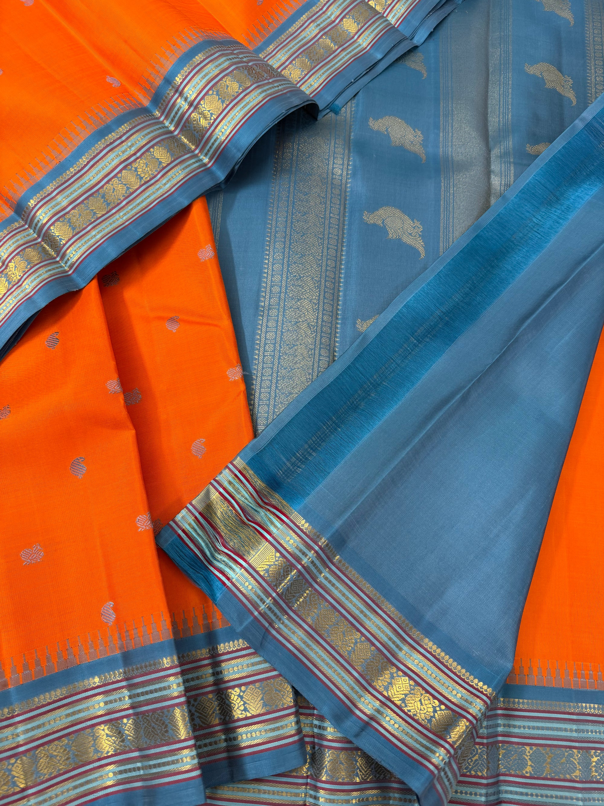 MAATHEY: Korvai Kanjivaram Silk
